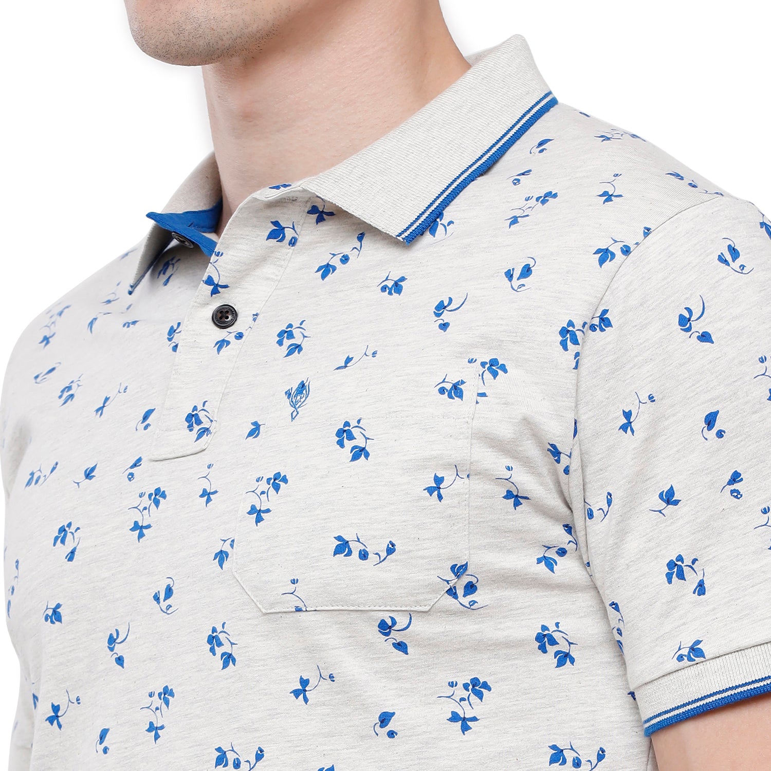 Classic Polo Mens Printed Half Sleeve Slim Fit T-Shirt (BELLO - 162 B SF P) T-shirt Classic Polo 