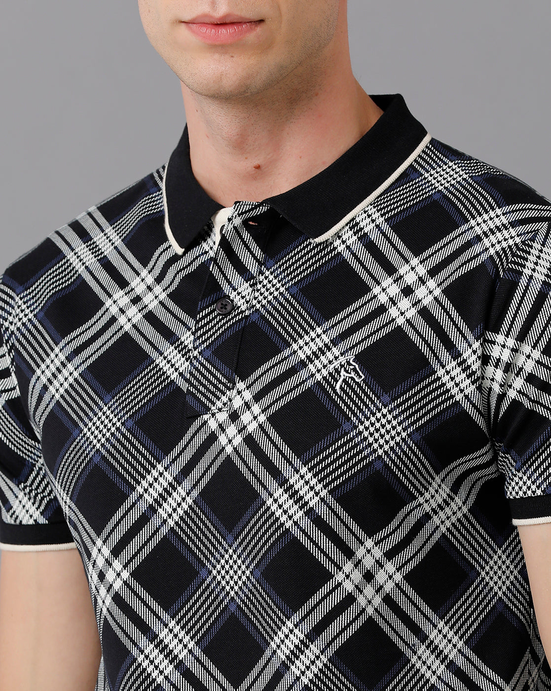 CP BRO Men's Cotton Printed Slim Fit Multicolor T-Shirt | Brp - 341 A