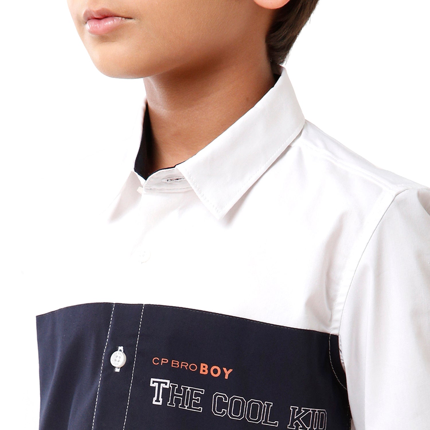 Classic Polo Bro Boys Solid Full Sleeve Slim Fit White Color Shirt - BBSH S2 39 F Shirts Classic Polo 