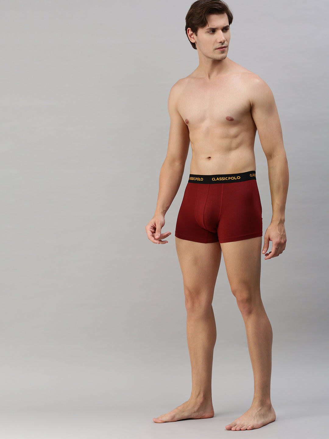Classic Polo Men's Modal Solid Trunks | Glance - Multicolor (Pack of 3)