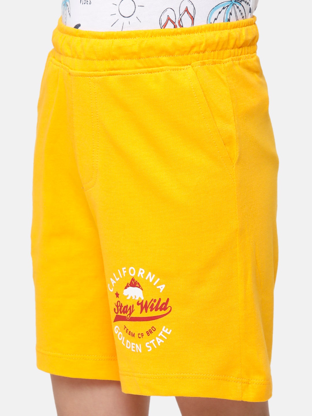 CP Boys 100% Cotton Solid Slim Fit Short (BBTS - 01 B) Shorts Classic Polo 