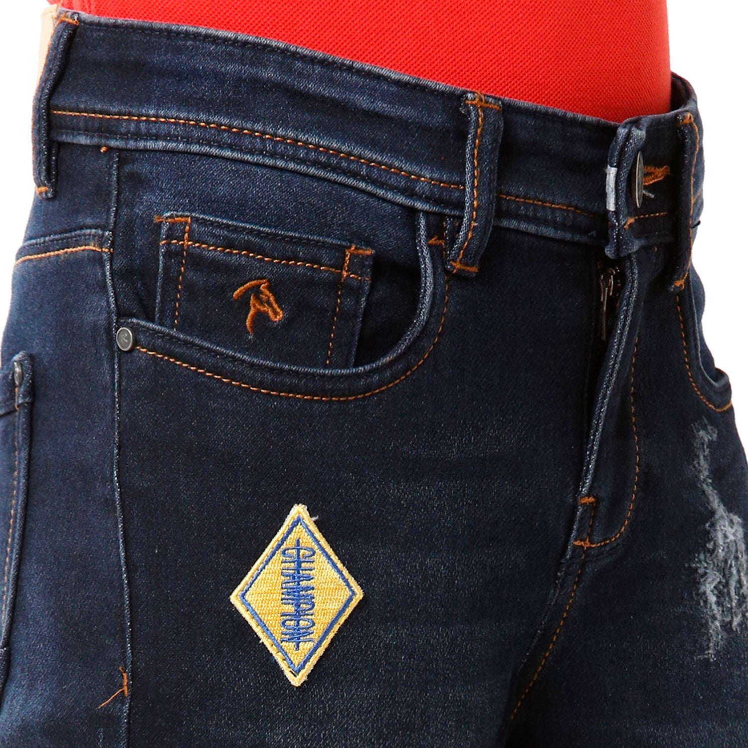 Classic Polo Bro Boys Cotton Solid Slim Fit Navy Blue Color Denim Jeans - BBD S1 02C Jeans Classic Polo 