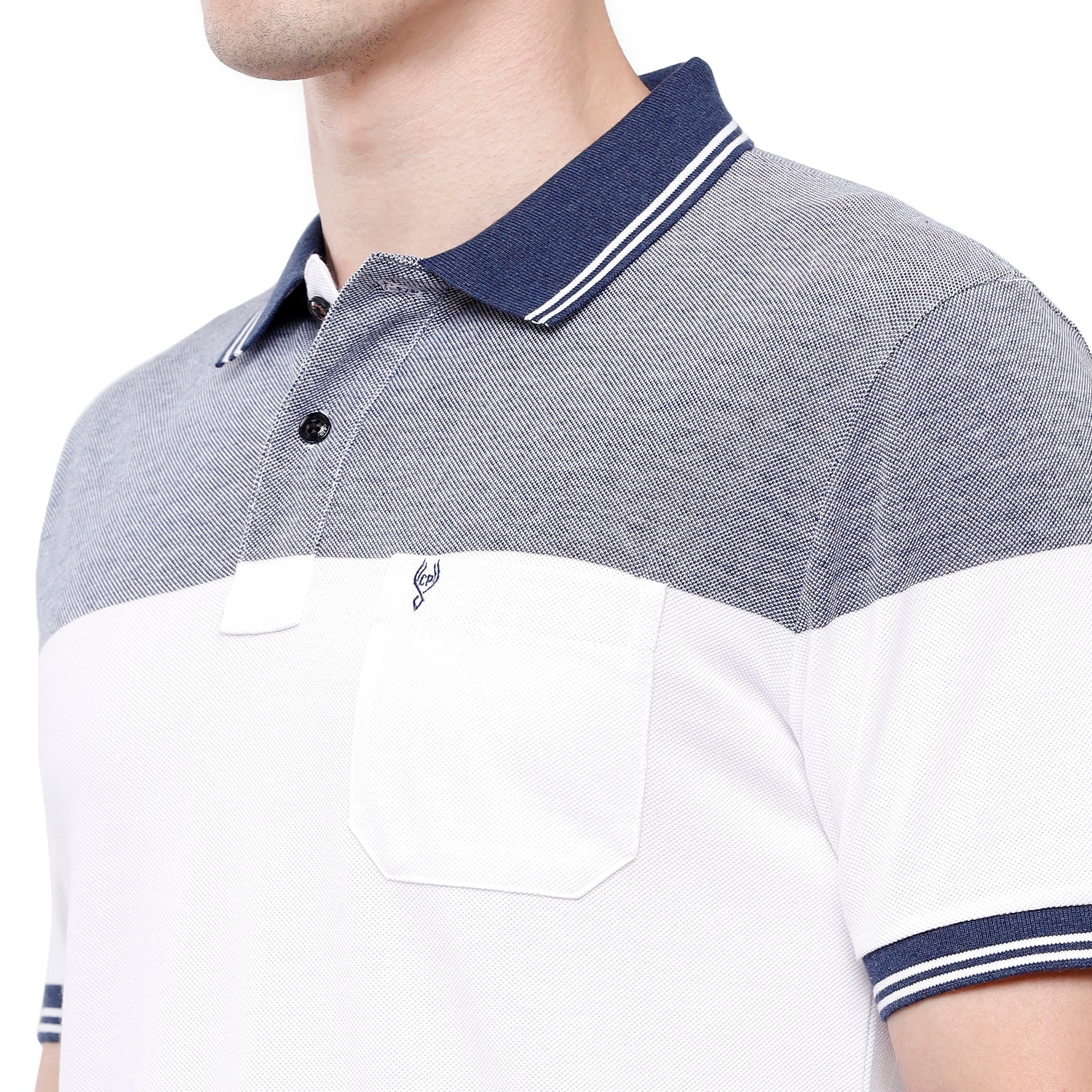 Classic Polo Mens Stripes Half Sleeve Slim Fit T-Shirt (ADORE - 162 B SF P) T-shirt Classic Polo 