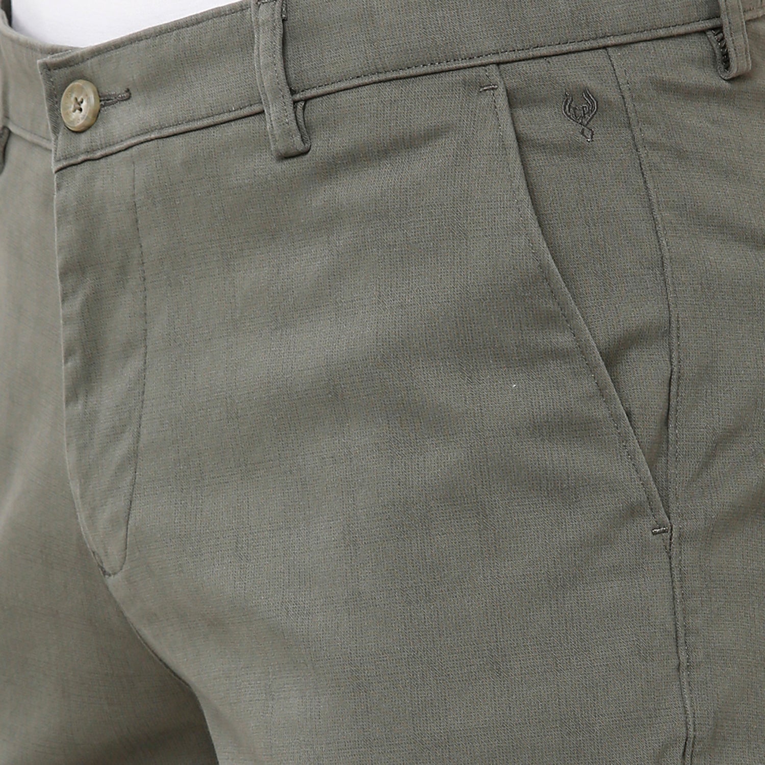 Classic Polo Mens 100% Cotton Checked Moderate Fit Grey Color Trousers - TN1-05 A-GRE classic polo trousers Classic Polo 