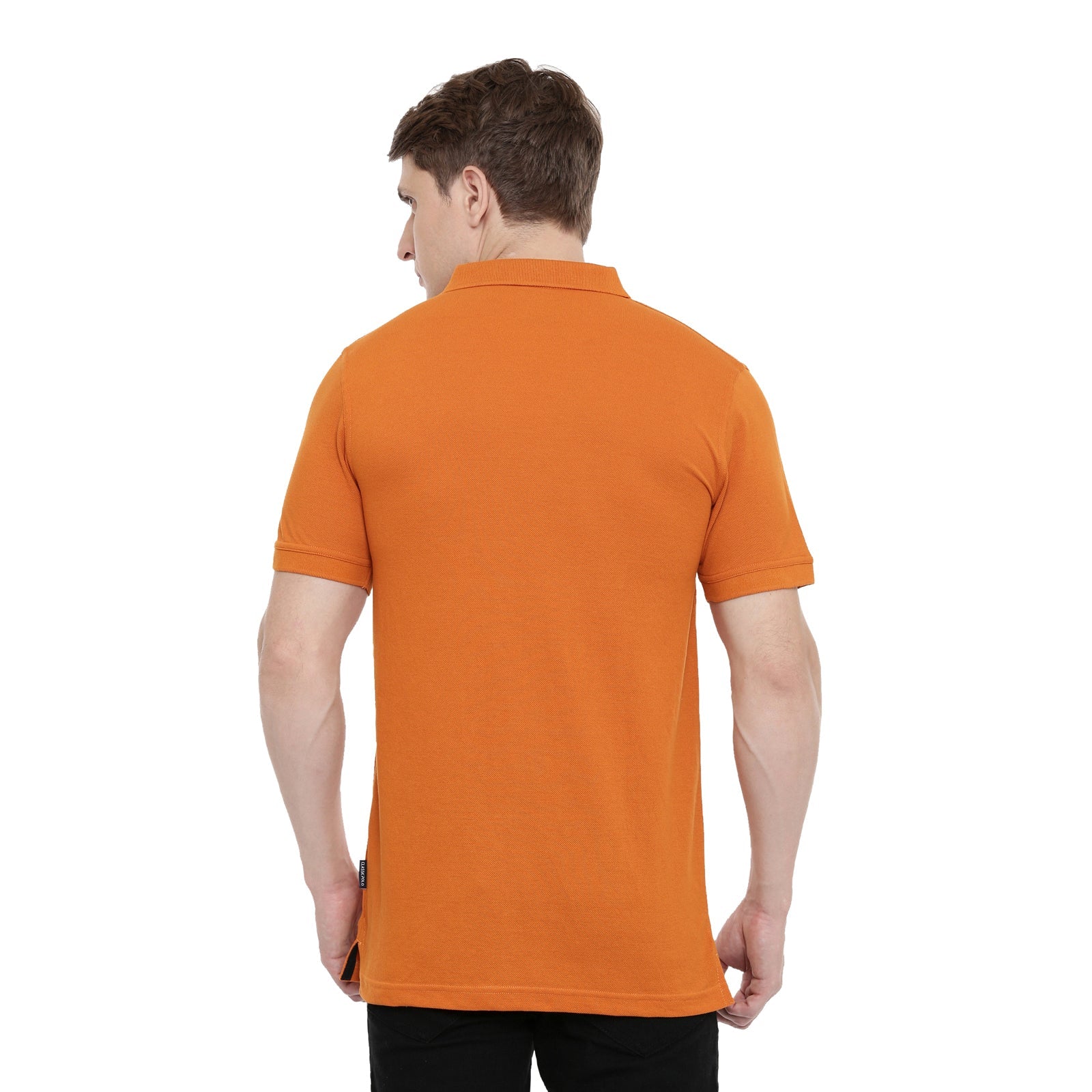 Men's Dark Peach Authentic Fit Polo T-Shirt - 4SSN212 T-shirt Classic Polo 