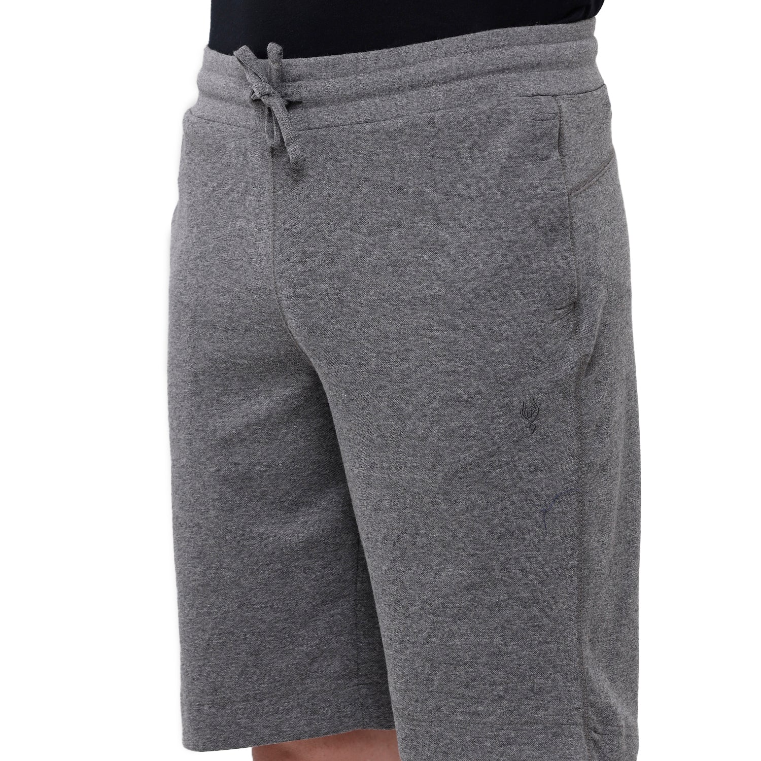 Classic Polo Mens Solid Slim Fit Shorts (NOS-DYNA - ANTHRA MEL) Classic Polo 