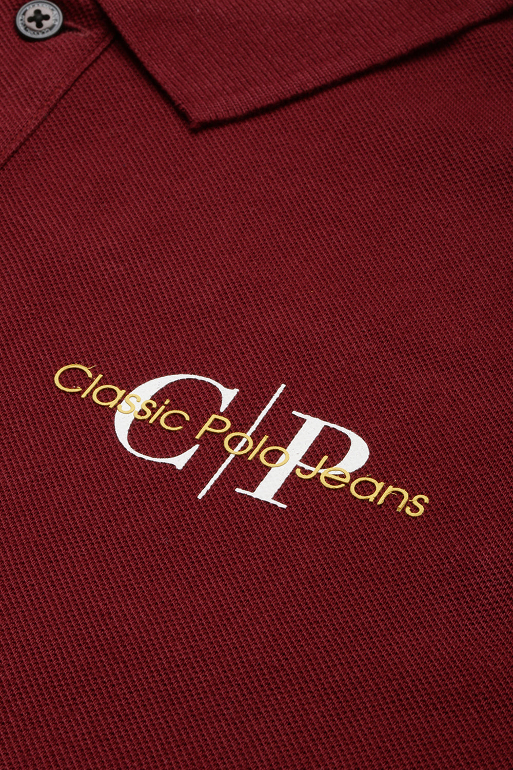Classic Polo Men's Cotton Half Sleeve Solid Slim Fit Polo Neck Maroon Color T-Shirt | Prm - 768 B