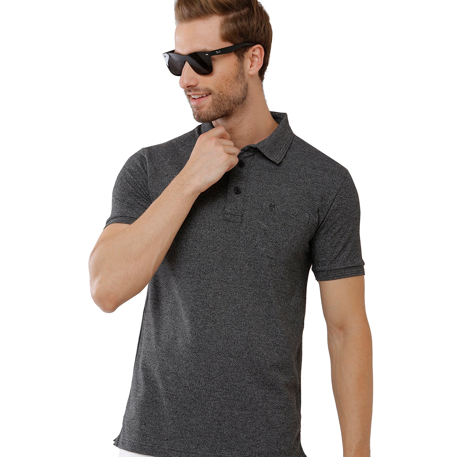 Classic polo Men's Brown Trendy Grindle Polo Half Sleeve Slim Fit T-Shirt - Proten Brown T-shirt Classic Polo 