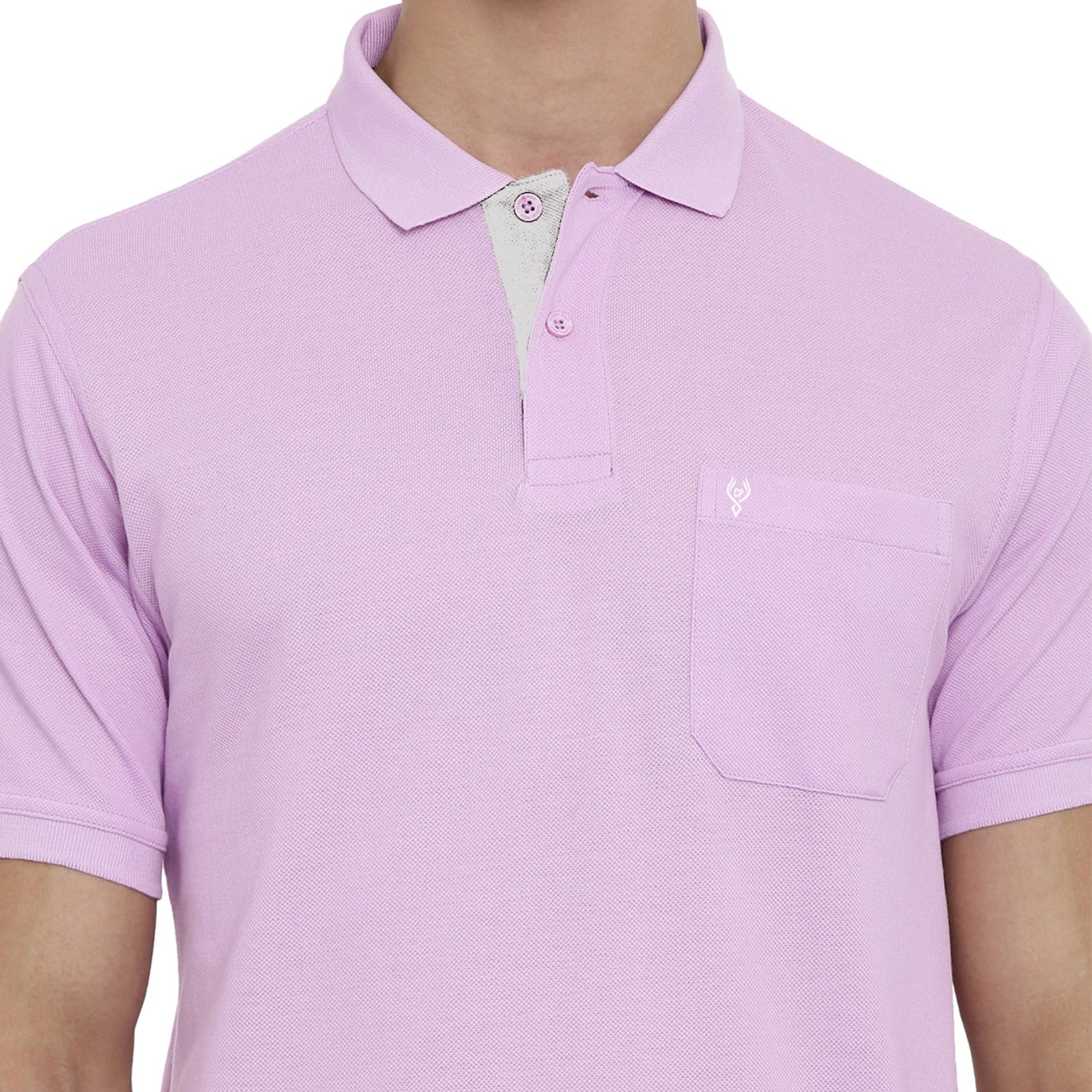 Classic polo Men's Polo Neck Mild Purple Authentic Fit T-shirt - 4SSN 217 T-shirt Classic Polo 