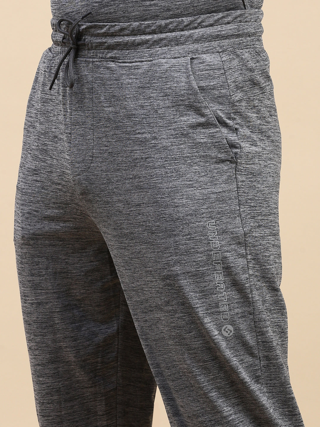 Classic Polo Men's Polyster Dark Grey Slim Fit Active Wear Trackpant