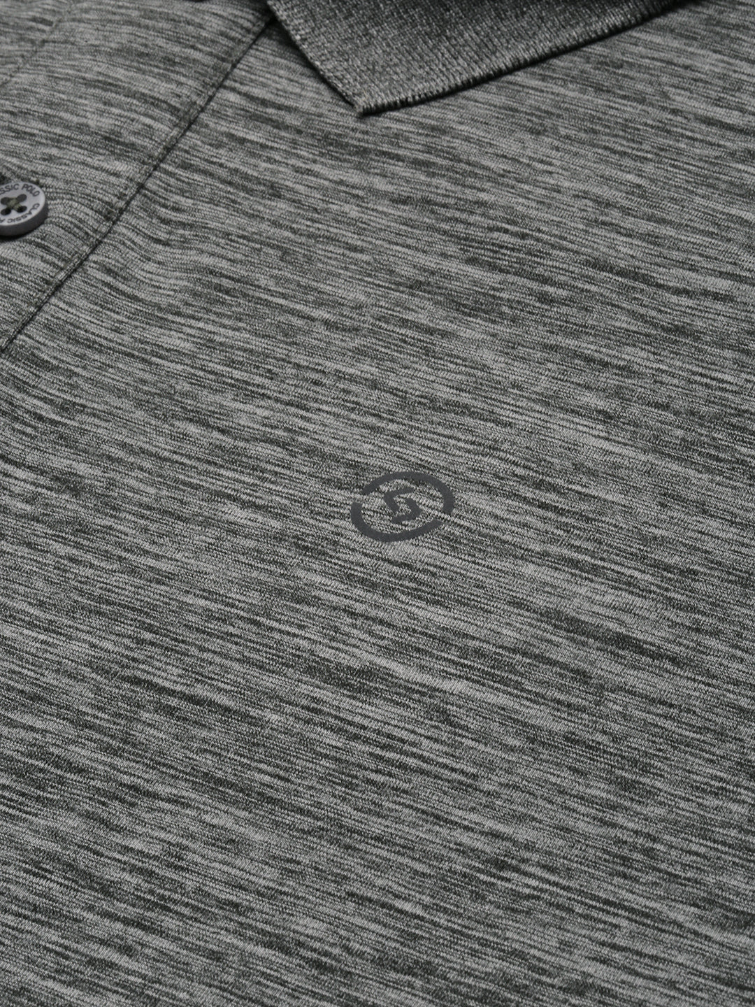 Classic Polo Men's Polo Neck Polyster Grey Slim Fit Active Wear T-Shirt