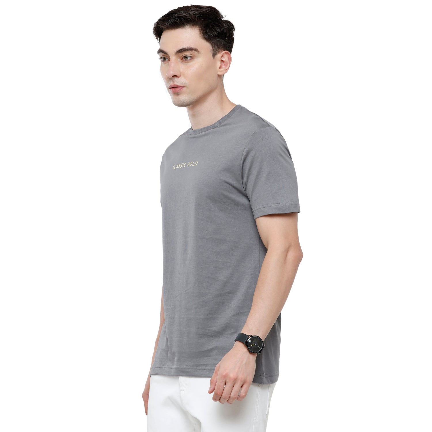 Classic polo Men's Basic Solid Single Jersey Crew Half Sleeve Slim Fit T-Shirt ( Trio Pack) - Ceres - 04 Classic Polo 