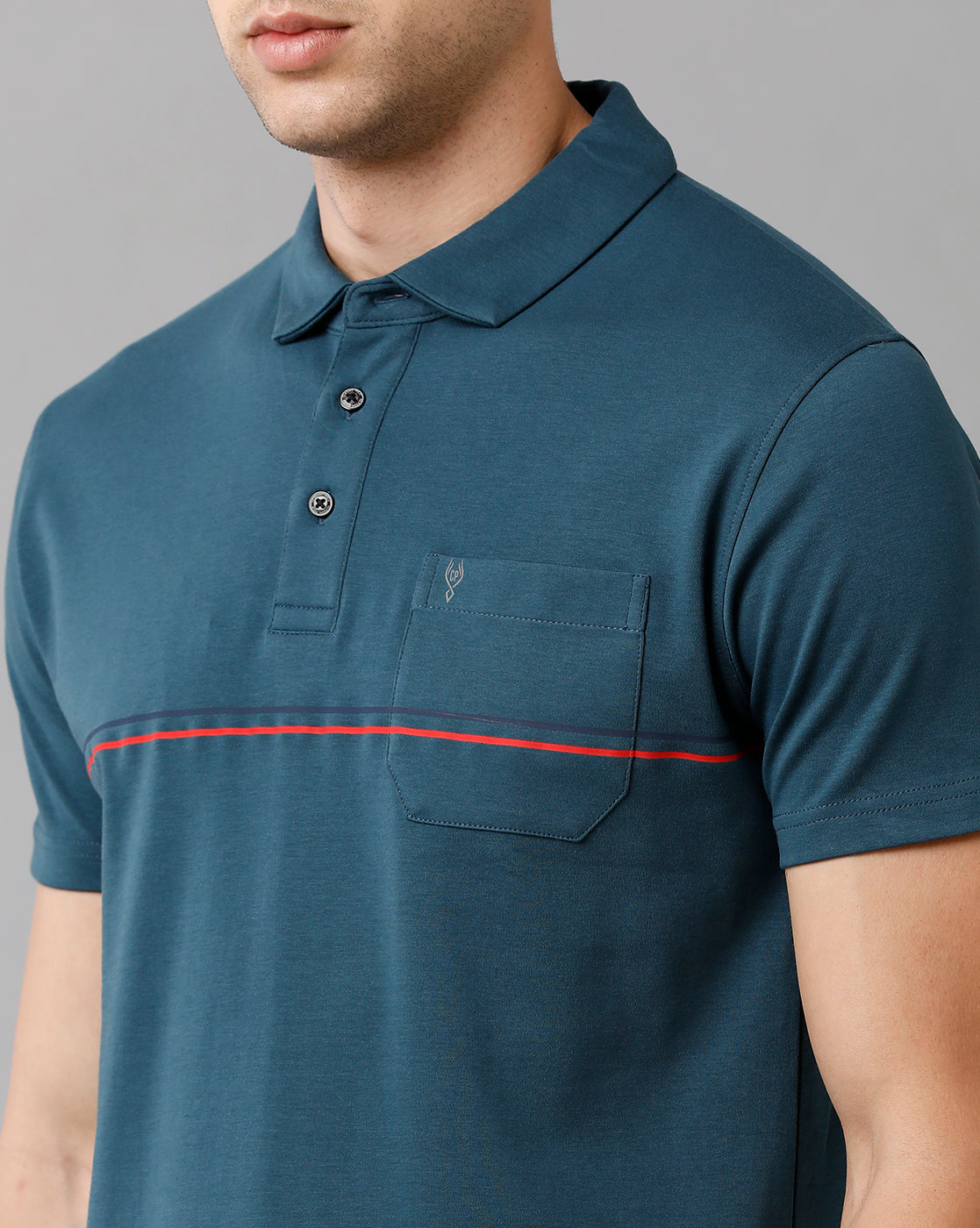 Classic Polo Mens Cotton Solid Half Sleeve Slim Fit Polo Neck Dark Blue Color T-Shirt | Prm 740 B