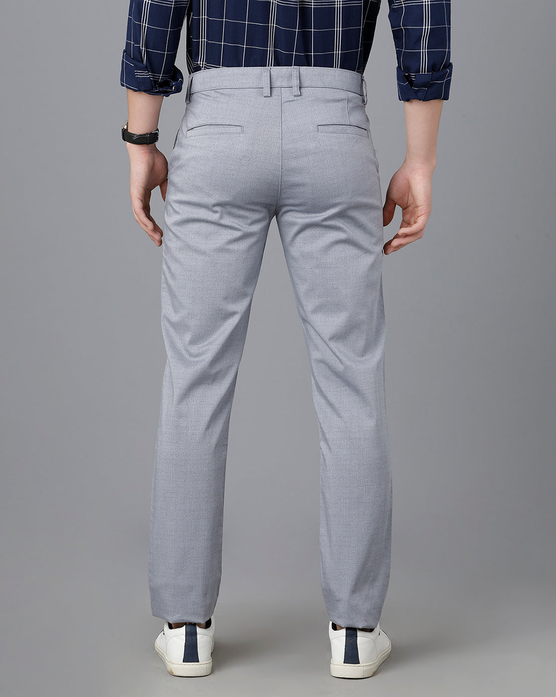 Buy Grey Trousers & Pants for Men by MONTE BIANCO Online | Ajio.com