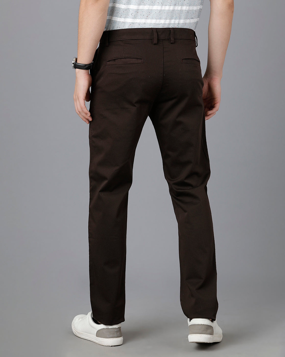 Buy Regular Trouser Pants Gray Brown and Black Combo of 3 Cotton for Best  Price Reviews Free Shipping