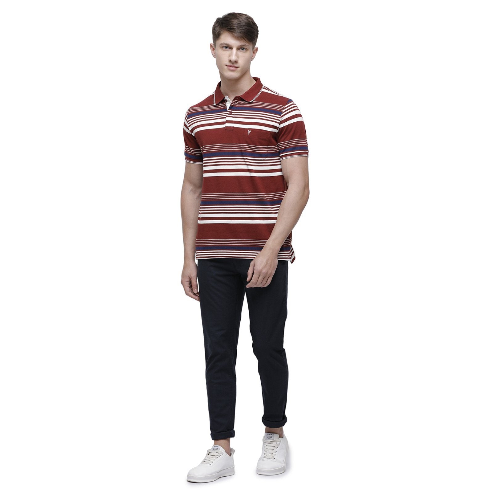 Classic polo Men's Polo Neck Half Sleeve Multicolor Cotton T-Shirt ADORE - 143 A SF P T-shirt Classic Polo 