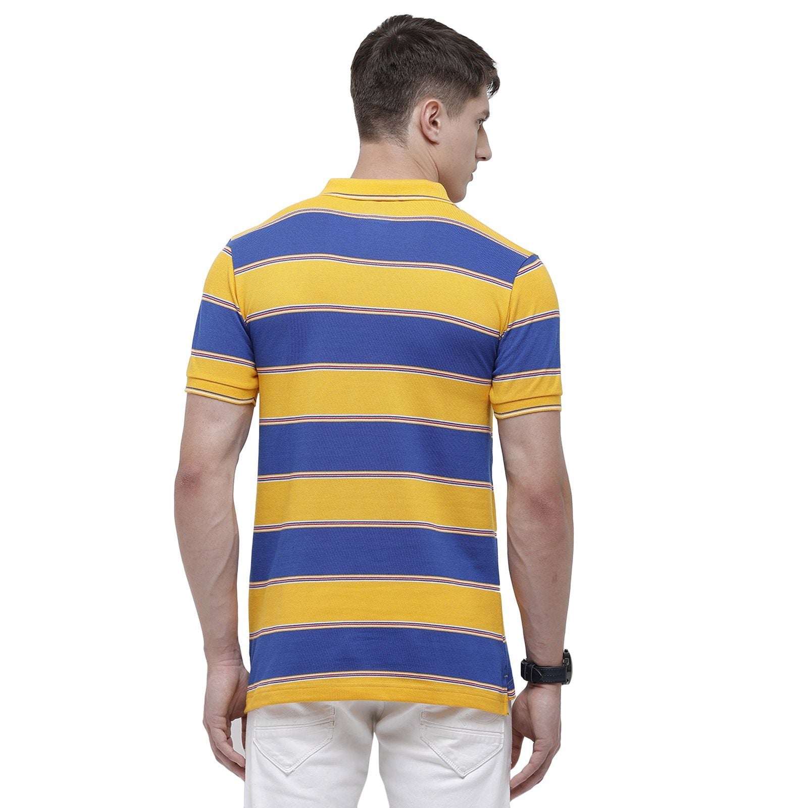 Classic polo Men's Polo Neck Half Sleeve Multicolor Cotton T-Shirt ADORE - 144 A SF P T-shirt Classic Polo 