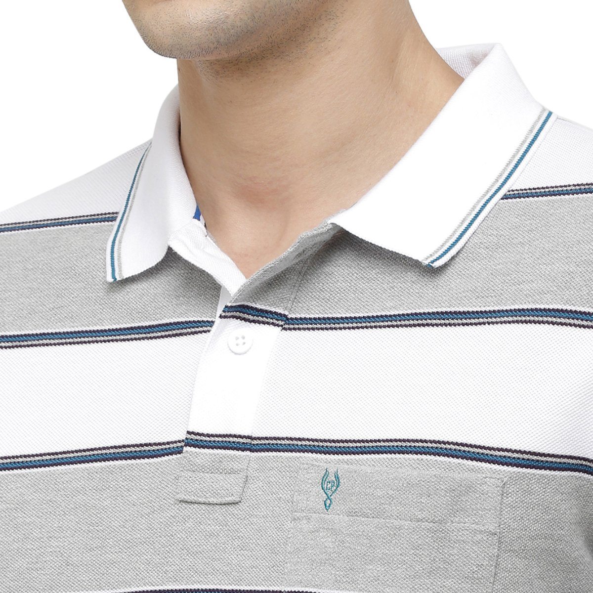 Classic Polo Mens Polo Collar Half Sleeve Multicolor Slim Fit Enriched Cotton T-shirt ADORE - 144 B SF P T-shirt Classic Polo 