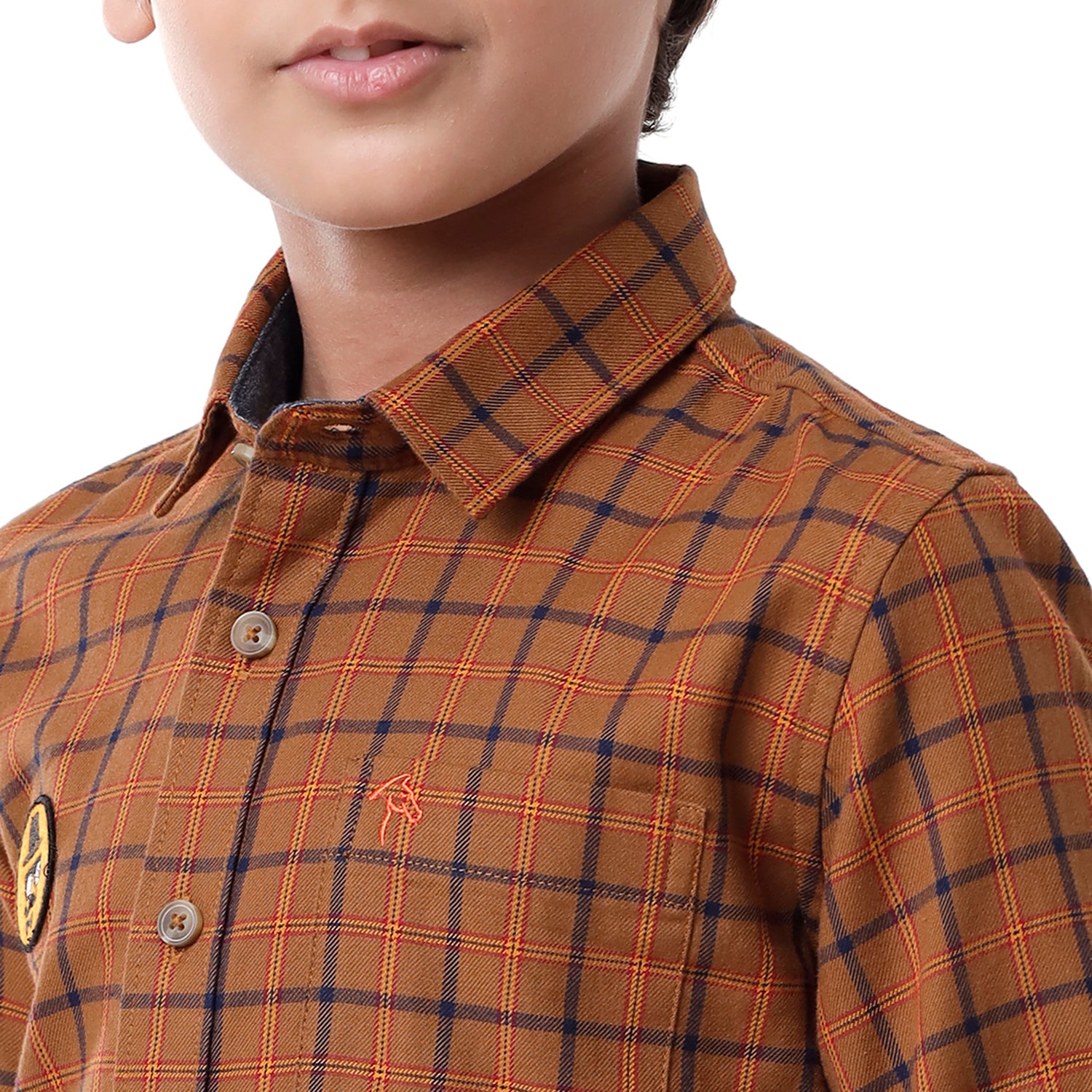 Classic Polo Bro Boys Checked Full Sleeve Slim Fit Maroon Color Shirt - BBSH S2 09 B Shirts Classic Polo 