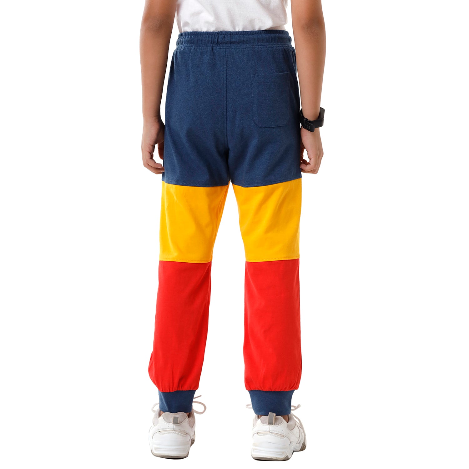 Classic Polo Bro Boys Color Block Slim Fit Multicolor Cotton Track Pant - BBTP 01 A Track Pants Classic Polo 