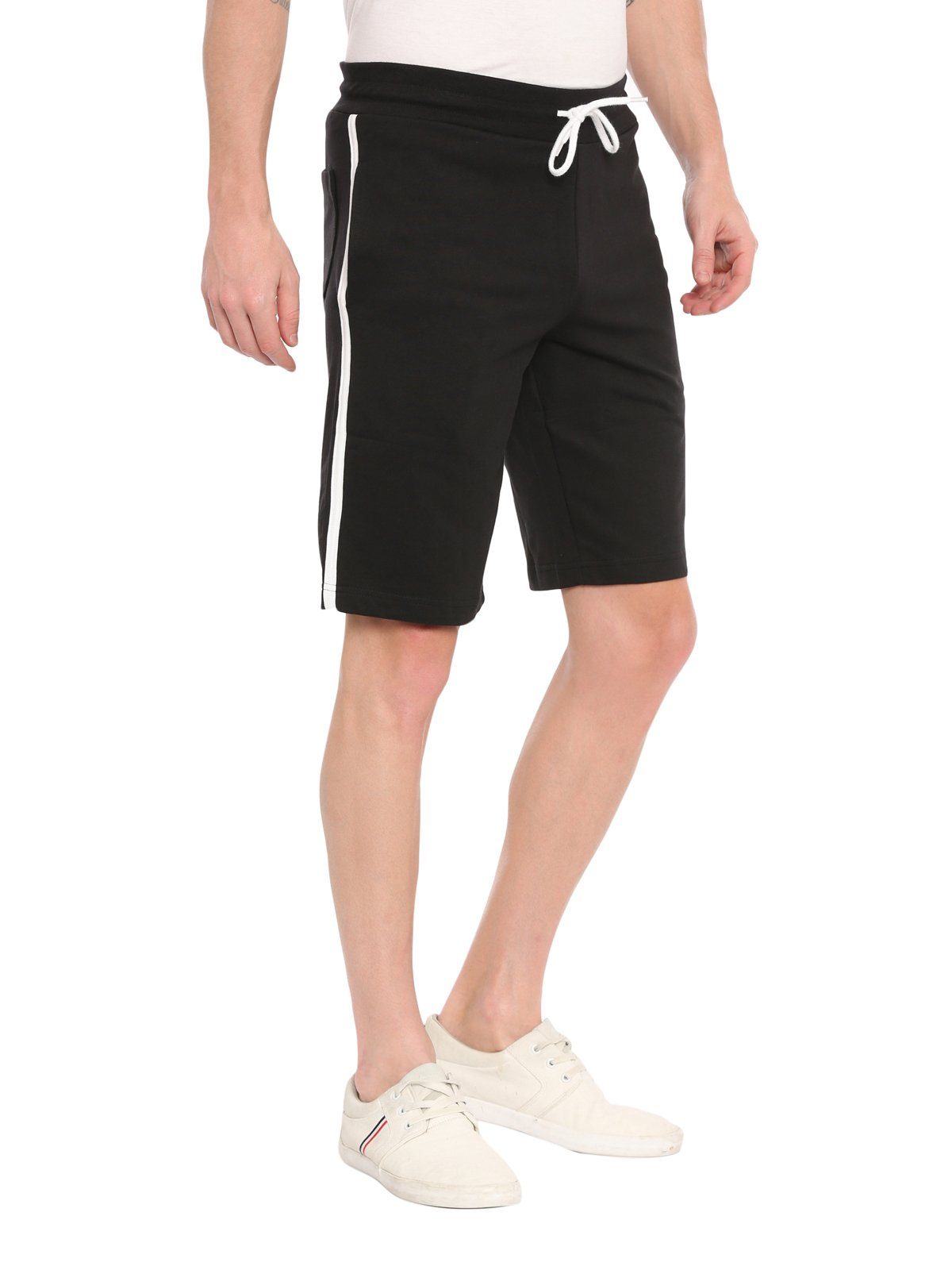 Classic Polo Black Lounge Wear With Front Tie Lounge Wear Classic Polo 
