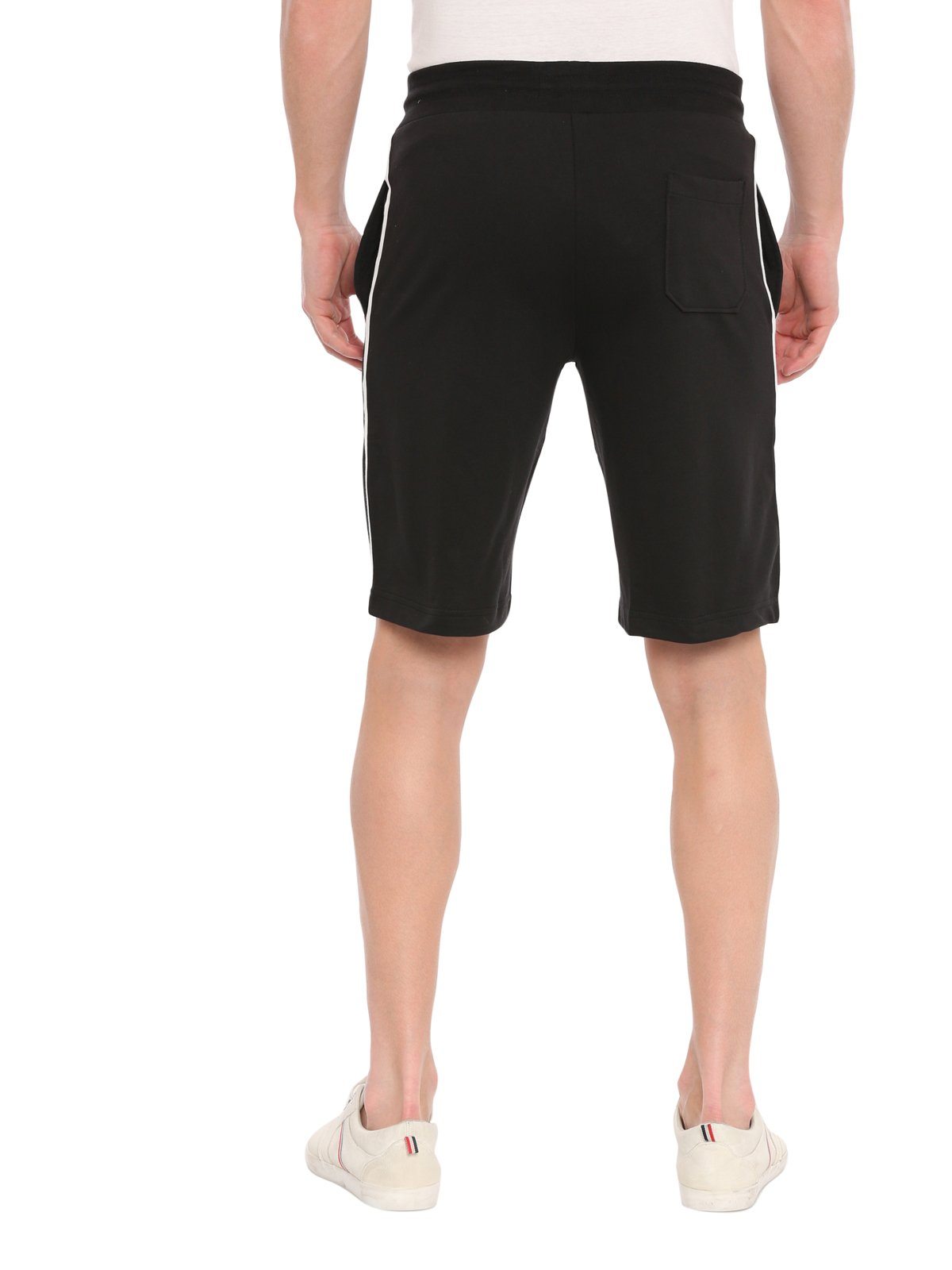 Classic Polo Black Lounge Wear With Front Tie Lounge Wear Classic Polo 