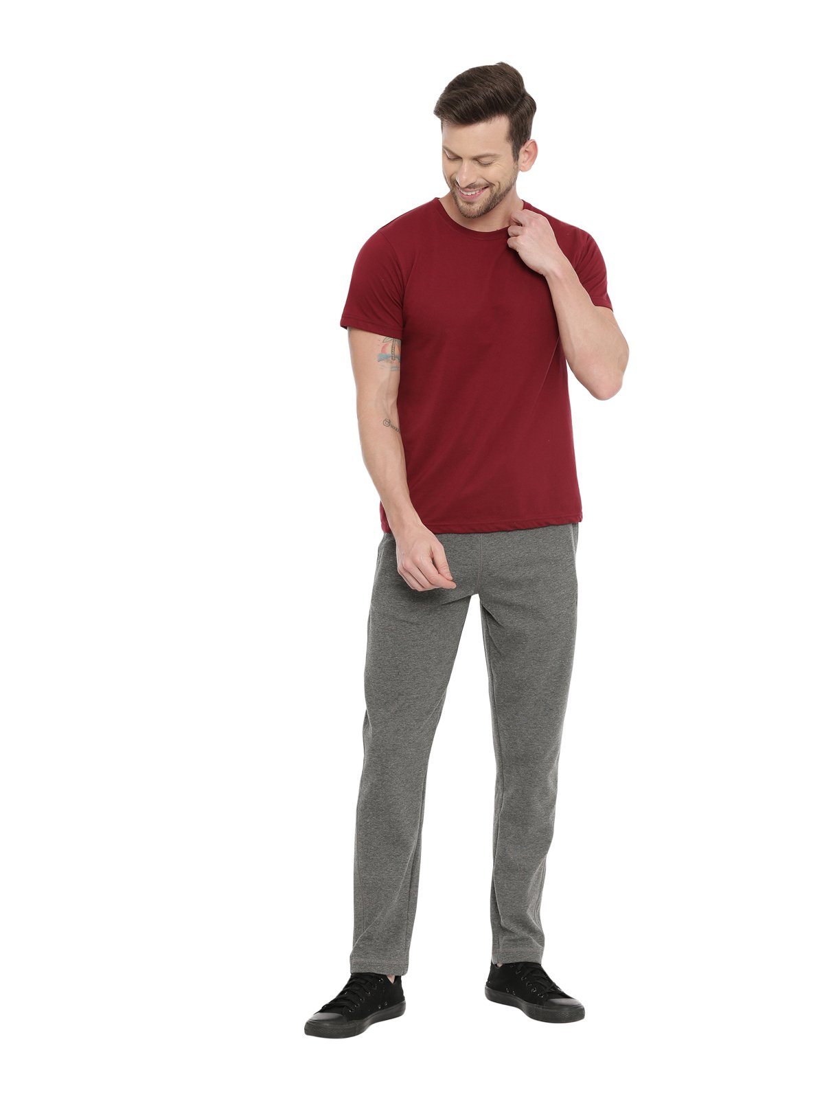 Classic Polo Anthra Melange Lounge Wear Lounge Wear Classic Polo 