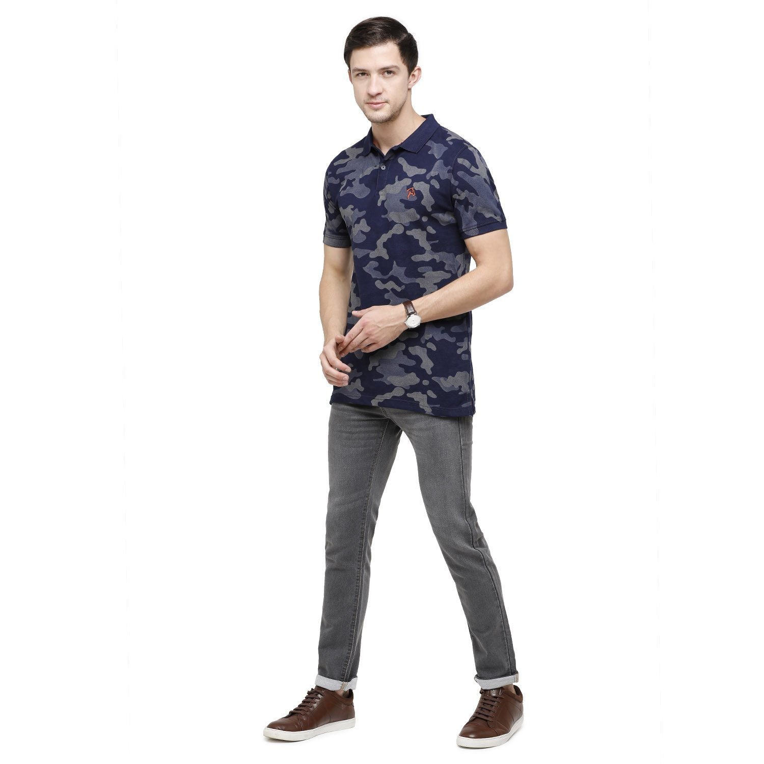 Classic Polo Mens Solid Slim Fit 98% Cotton 2% Lycra Grey Fashion Denim ( CPDM2-01K-LGR-SL-LY_30INCH ) Jeans Classic Polo 