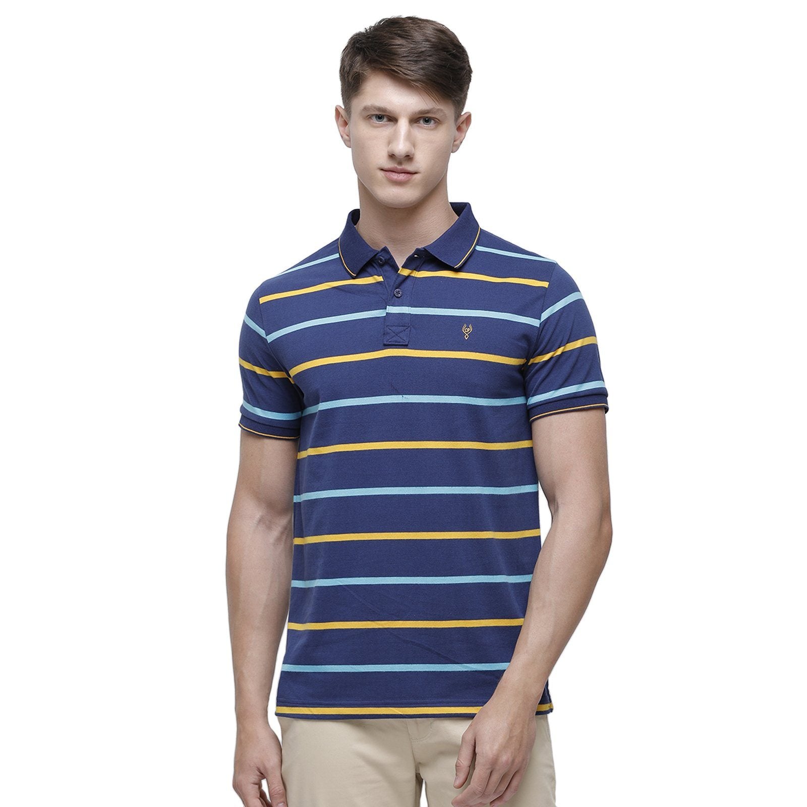 Classic polo Men's Polo Neck Half Sleeve Multicolor Cotton Slim Fit T-Shirt CPEG - 254 A SF P T-shirt Classic Polo 