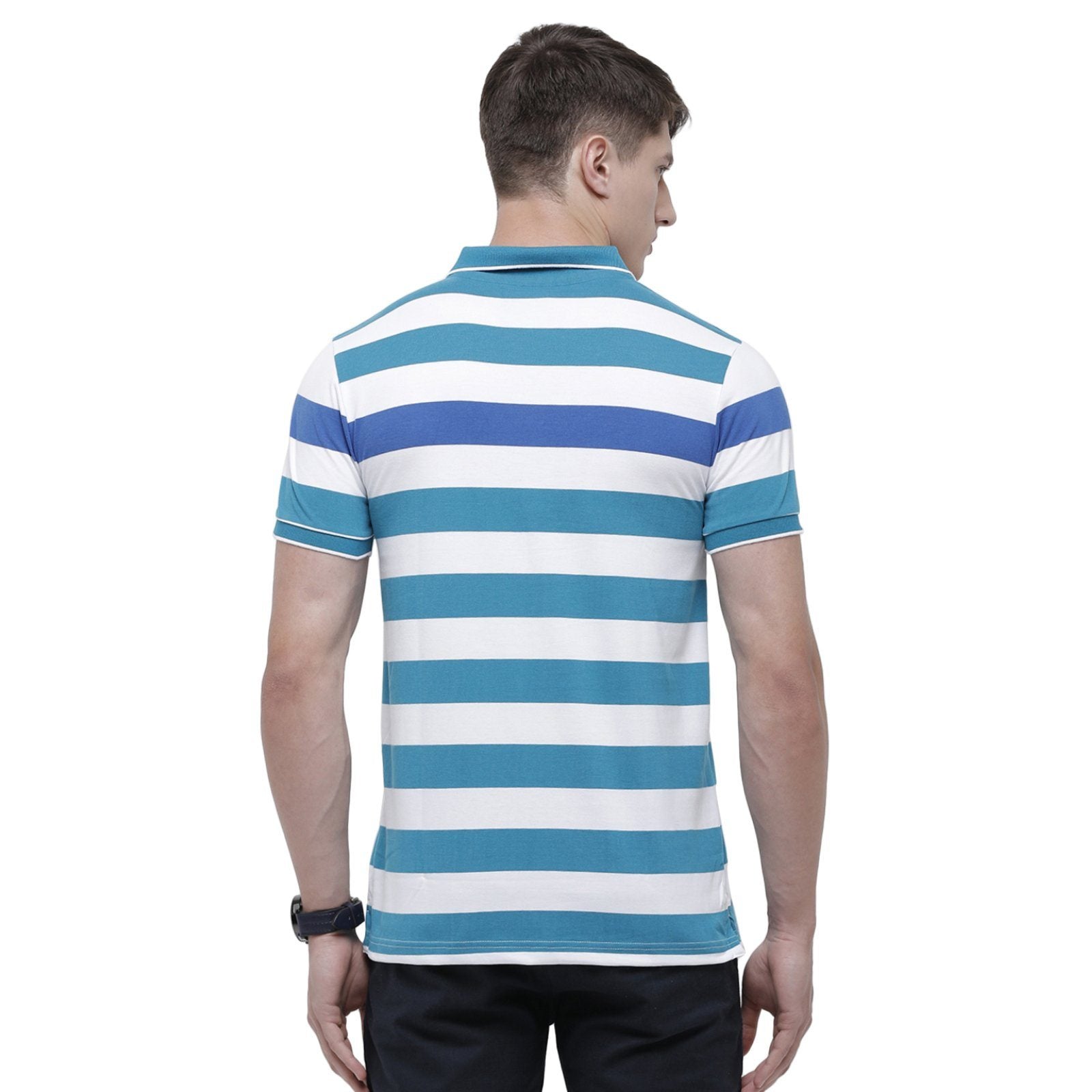 Classic polo Men's Polo Neck Half Sleeve Multicolor Cotton Slim Fit T-Shirt CPEG - 255 B SF P T-shirt Classic Polo 