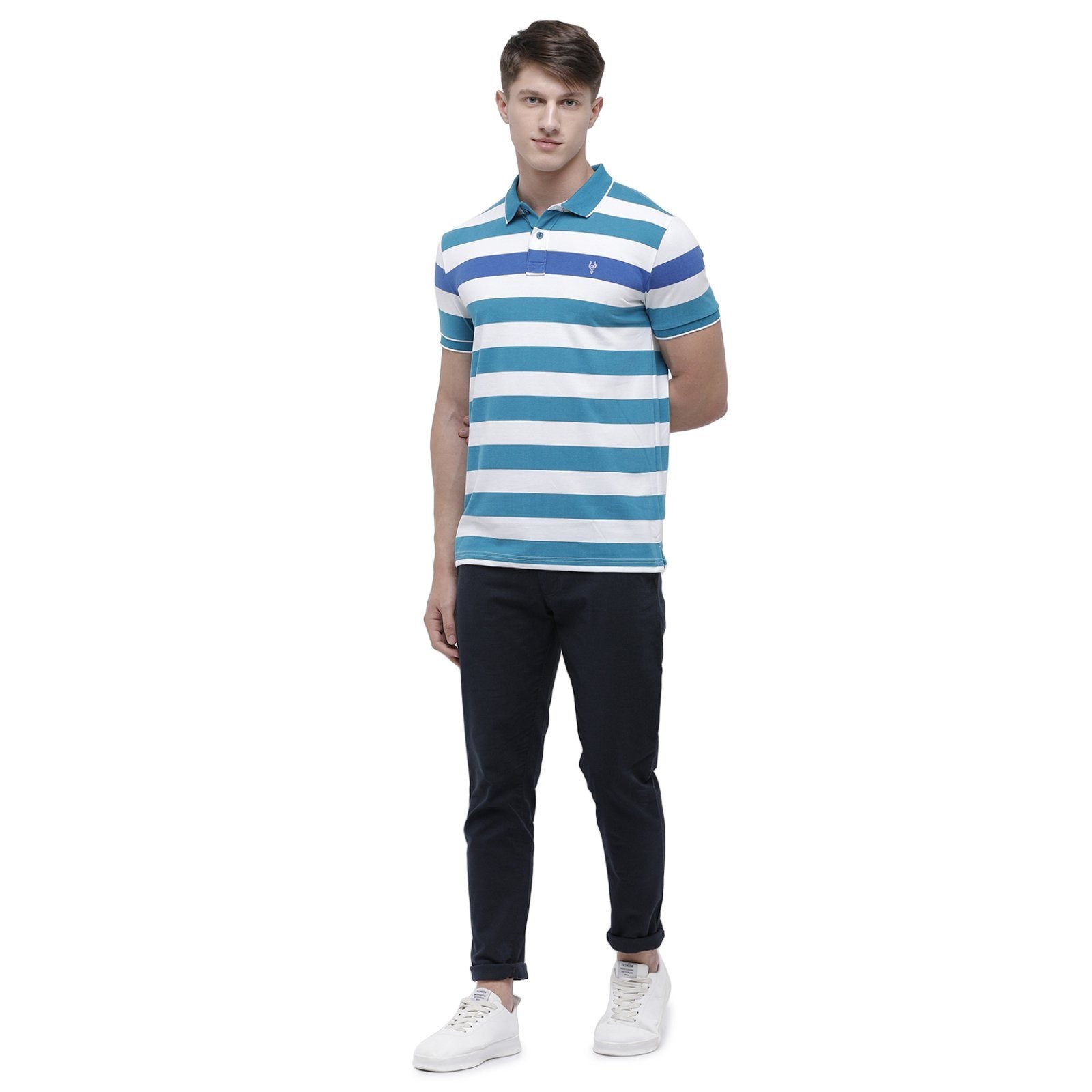 Classic polo Men's Polo Neck Half Sleeve Multicolor Cotton Slim Fit T-Shirt CPEG - 255 B SF P T-shirt Classic Polo 