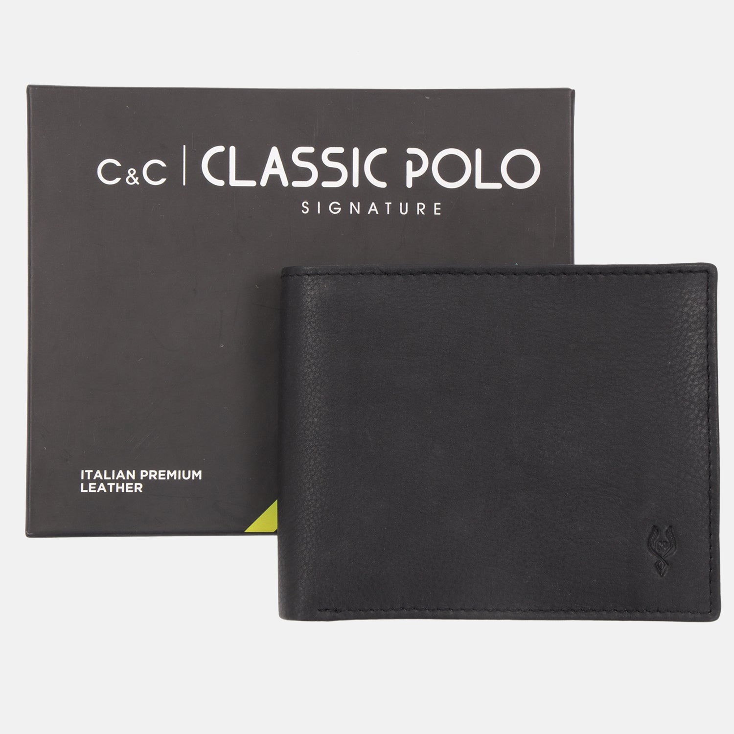 Classic Polo Men's Leather Wallet - Black | CPWL-201