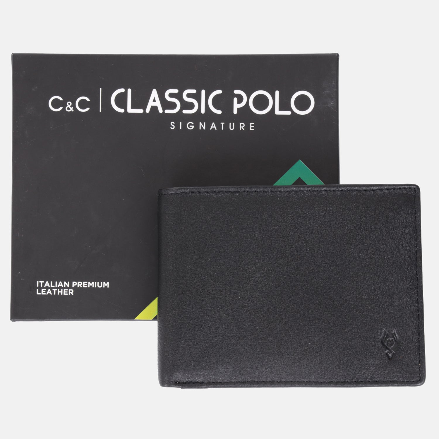 Classic Polo Men's Leather Wallet - Black | CPWL-202