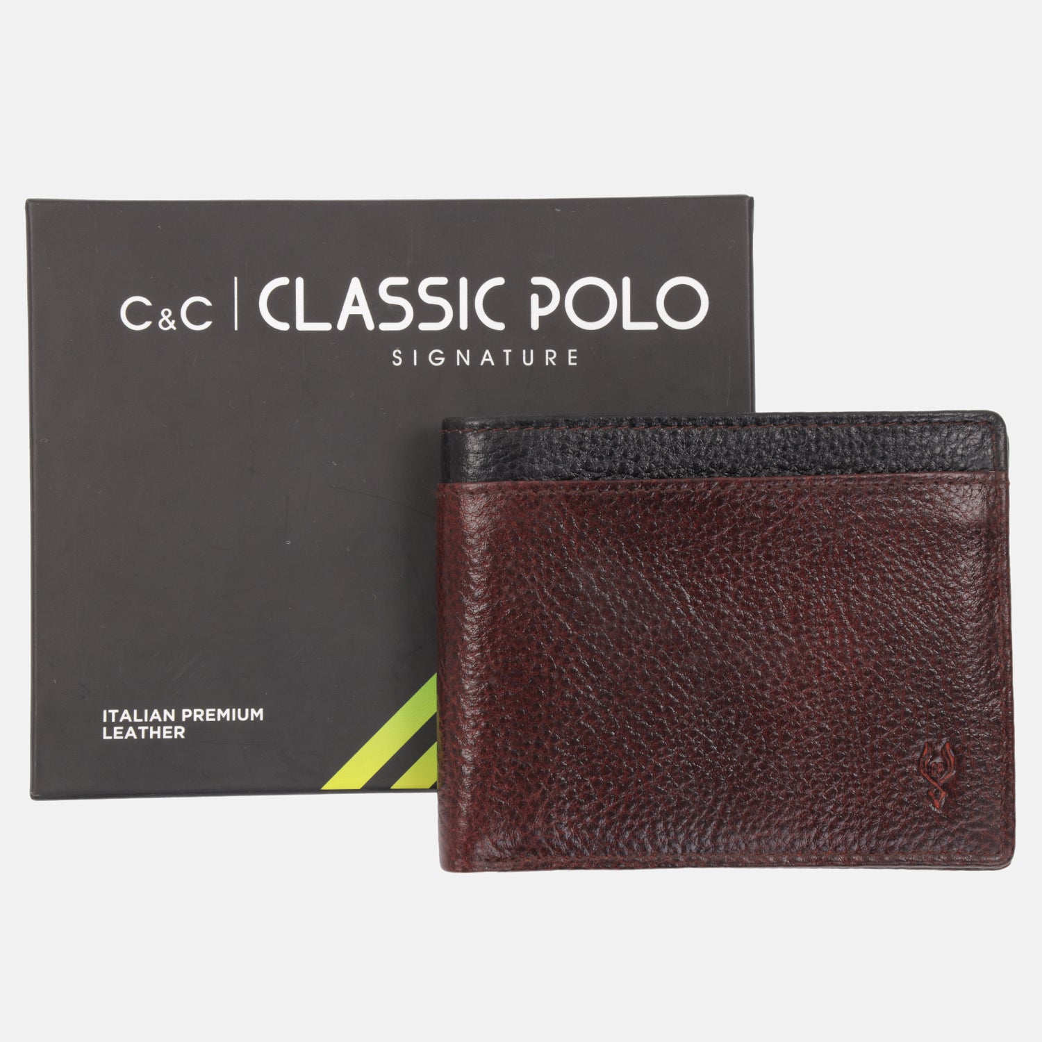 Classic Polo Men's Leather Wallet - Red | CPWL-203