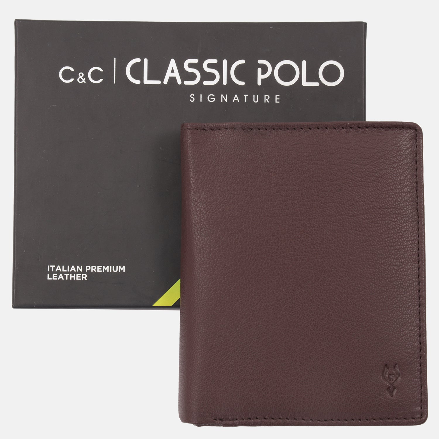 Classic Polo Men's Leather Wallet - Brown | CPWL-205
