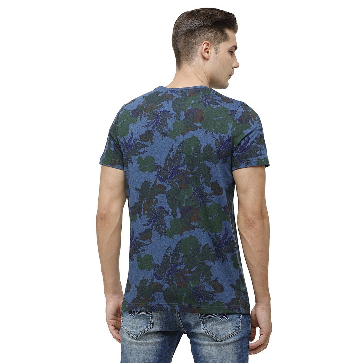 Swiss Club Men's Crew Neck Half Sleeve Multicolor Slim Fit Enriched Cotton T-shirt CUB - 33 B SF C T-shirt Swiss Club 