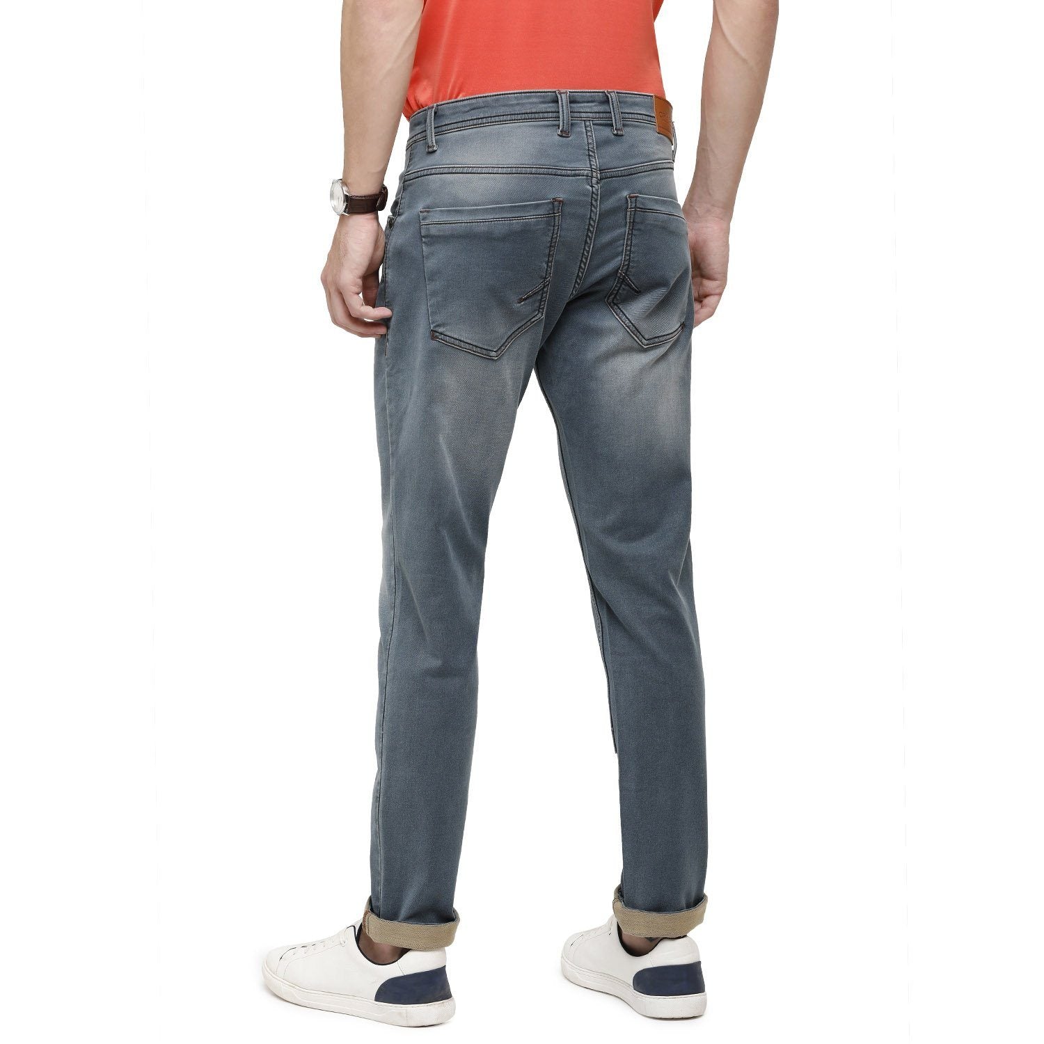 Swiss Club Mens Solid Skinny Fit 98% Cotton 2% Lycra Light Grey Fashion Denim ( D-SC-16 A-LGR-SK-LY_30INCH ) Swiss Jeans Swiss Club 