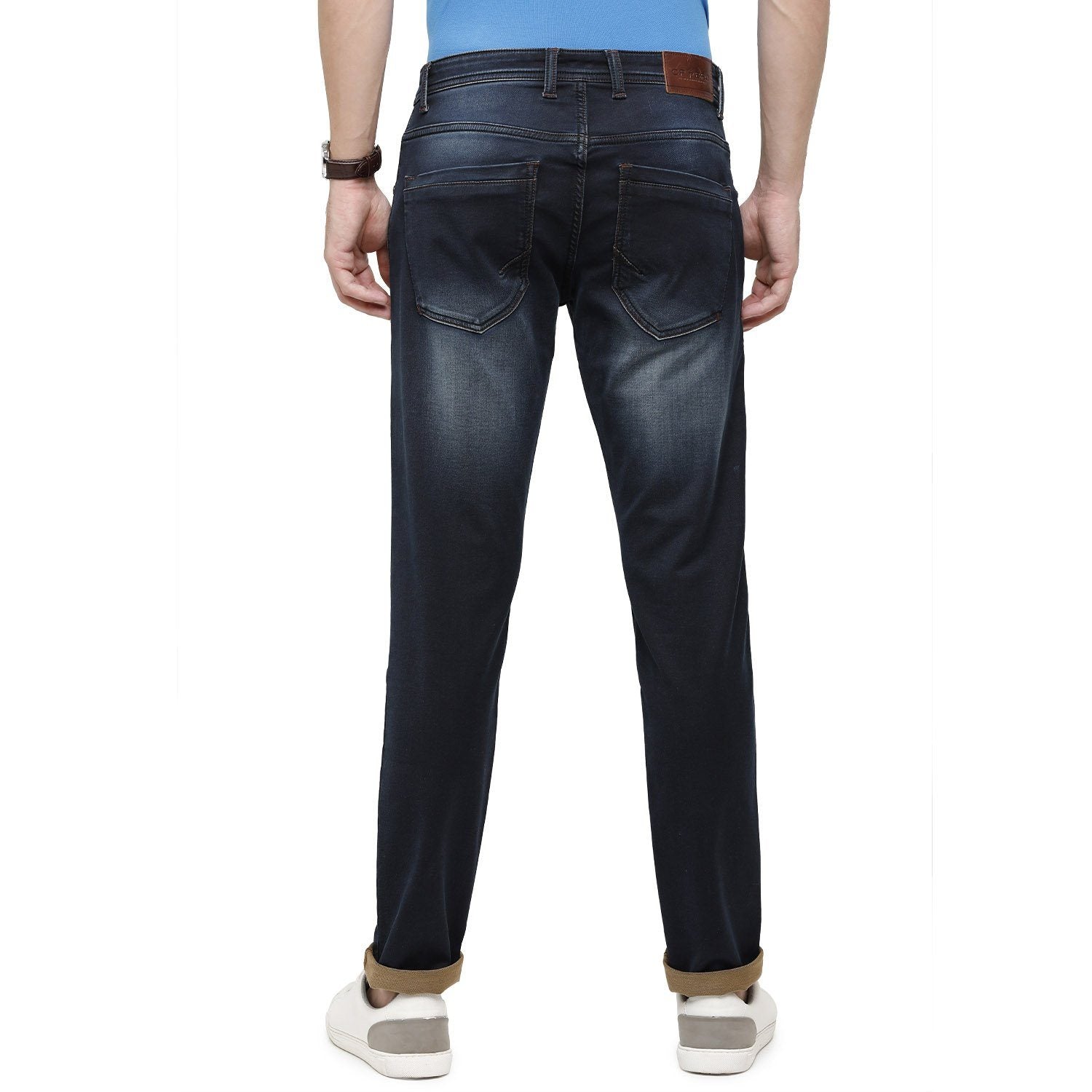 Swiss Club Mens Solid Skinny Fit 98% Cotton 2% Lycra Blue Fashion Denim ( D-SC-16 C-EGR-SK-LY_30INCH ) Swiss Jeans Swiss Club 