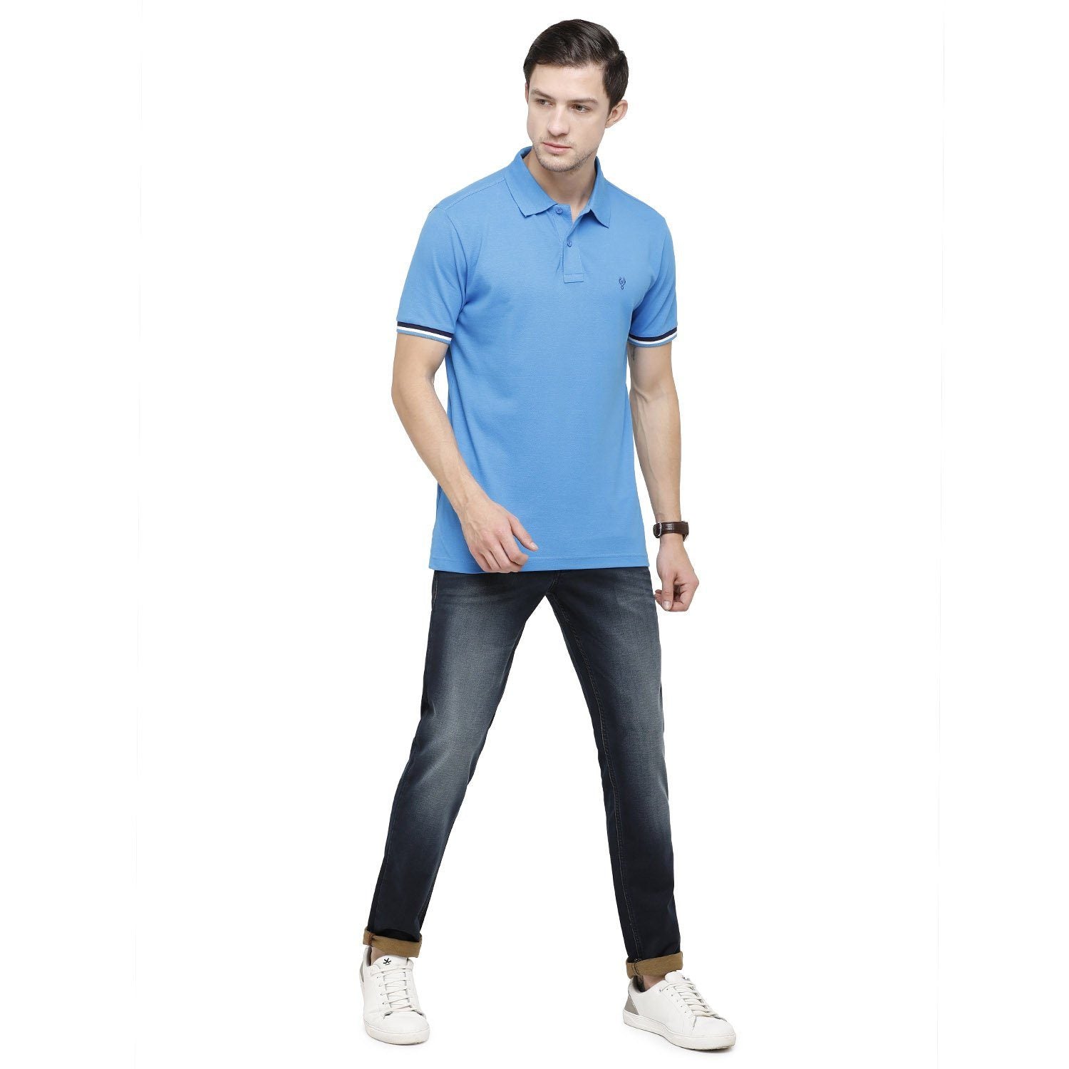Swiss Club Mens Solid Skinny Fit 98% Cotton 2% Lycra Blue Fashion Denim ( D-SC-16 C-EGR-SK-LY_30INCH ) Swiss Jeans Swiss Club 