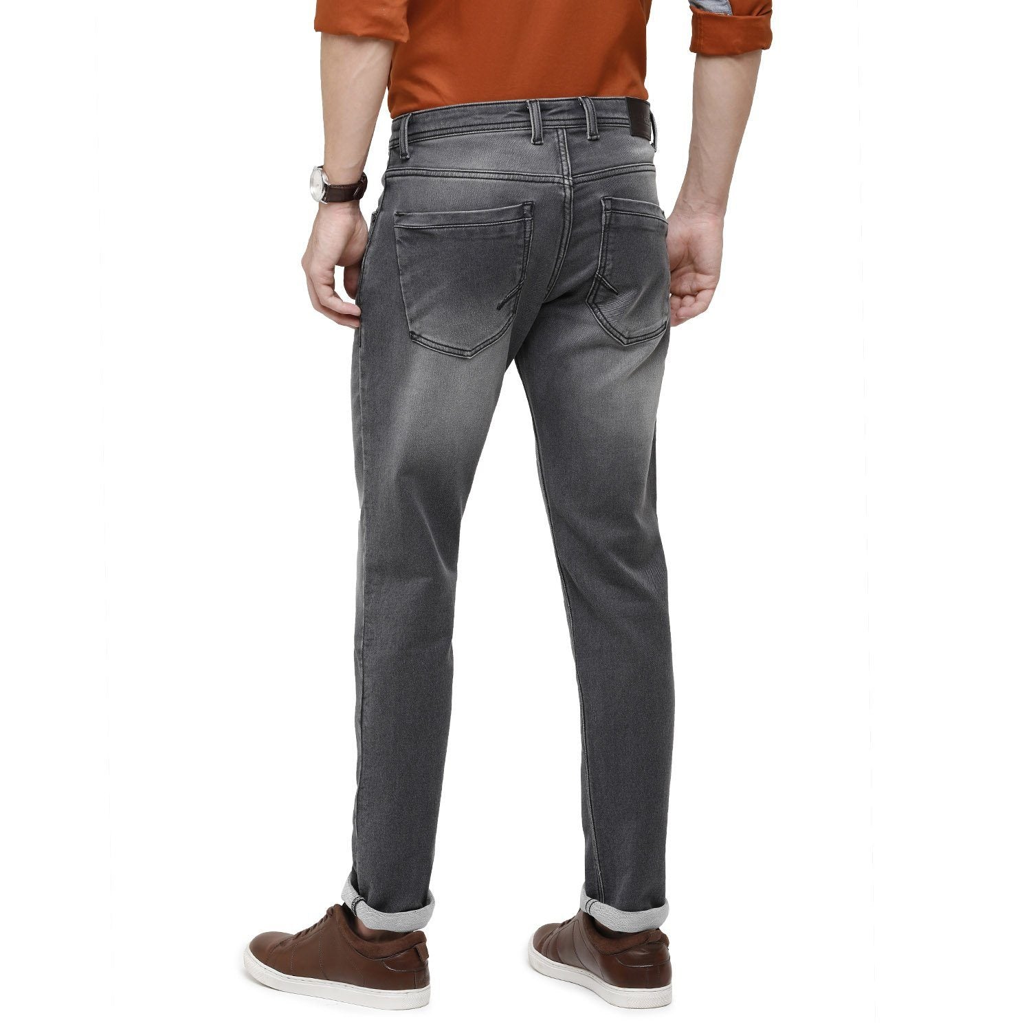 Swiss Club Mens Solid Skinny Fit 98% Cotton 2% Lycra Grey Fashion Denim ( D-SC-17 A-GRY-SK-LY_30INCH ) Swiss Jeans Swiss Club 