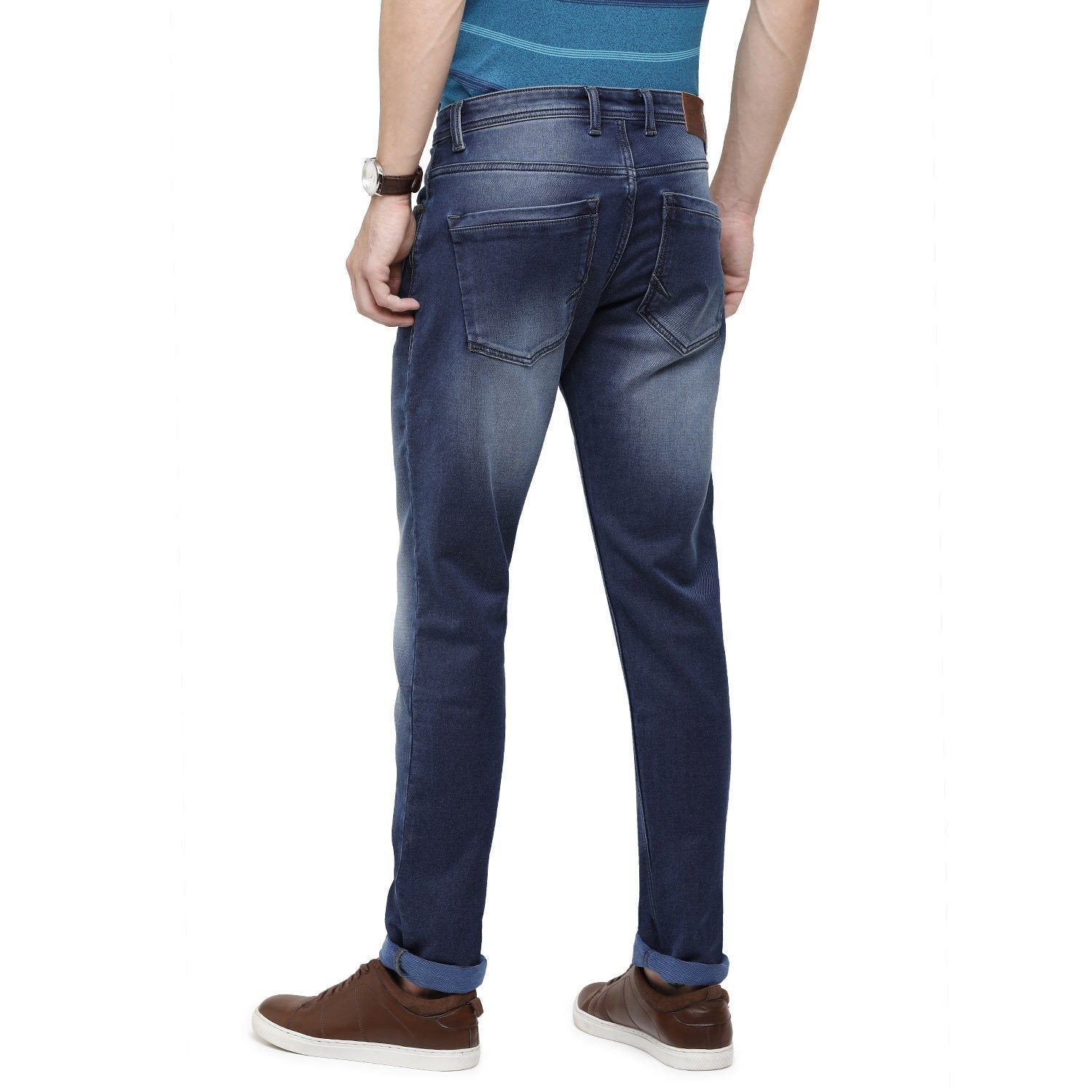 Swiss Club Mens Solid Skinny Fit 98% Cotton 2% Lycra Blue Fashion Denim ( D-SC-18 A-MBL-SK-LY_30INCH ) Swiss Jeans Swiss Club 