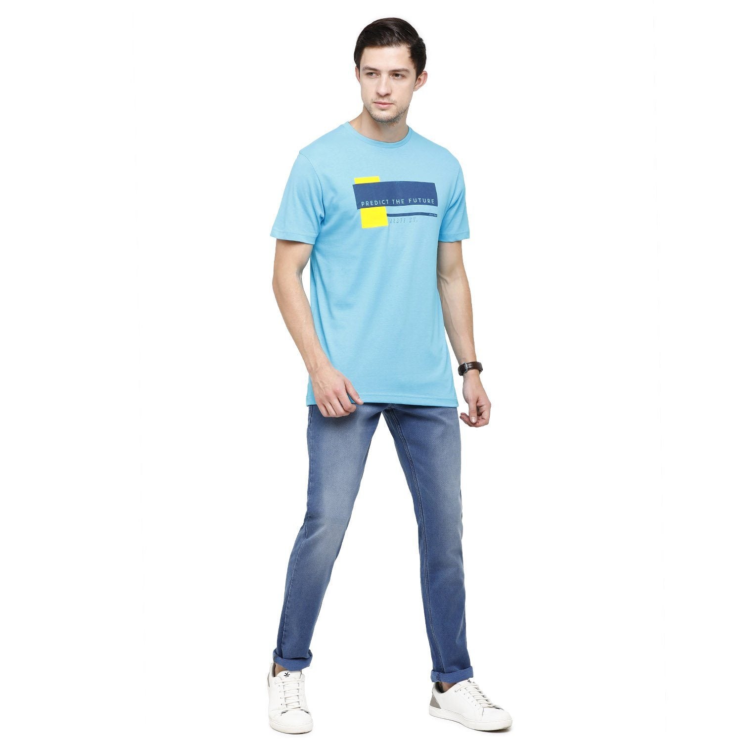 Swiss Club Mens Solid Skinny Fit 98% Cotton 2% Lycra Light Blue Fashion Denim ( D-SC-18 B-LBL-SK-LY_30INCH ) Swiss Jeans Swiss Club 