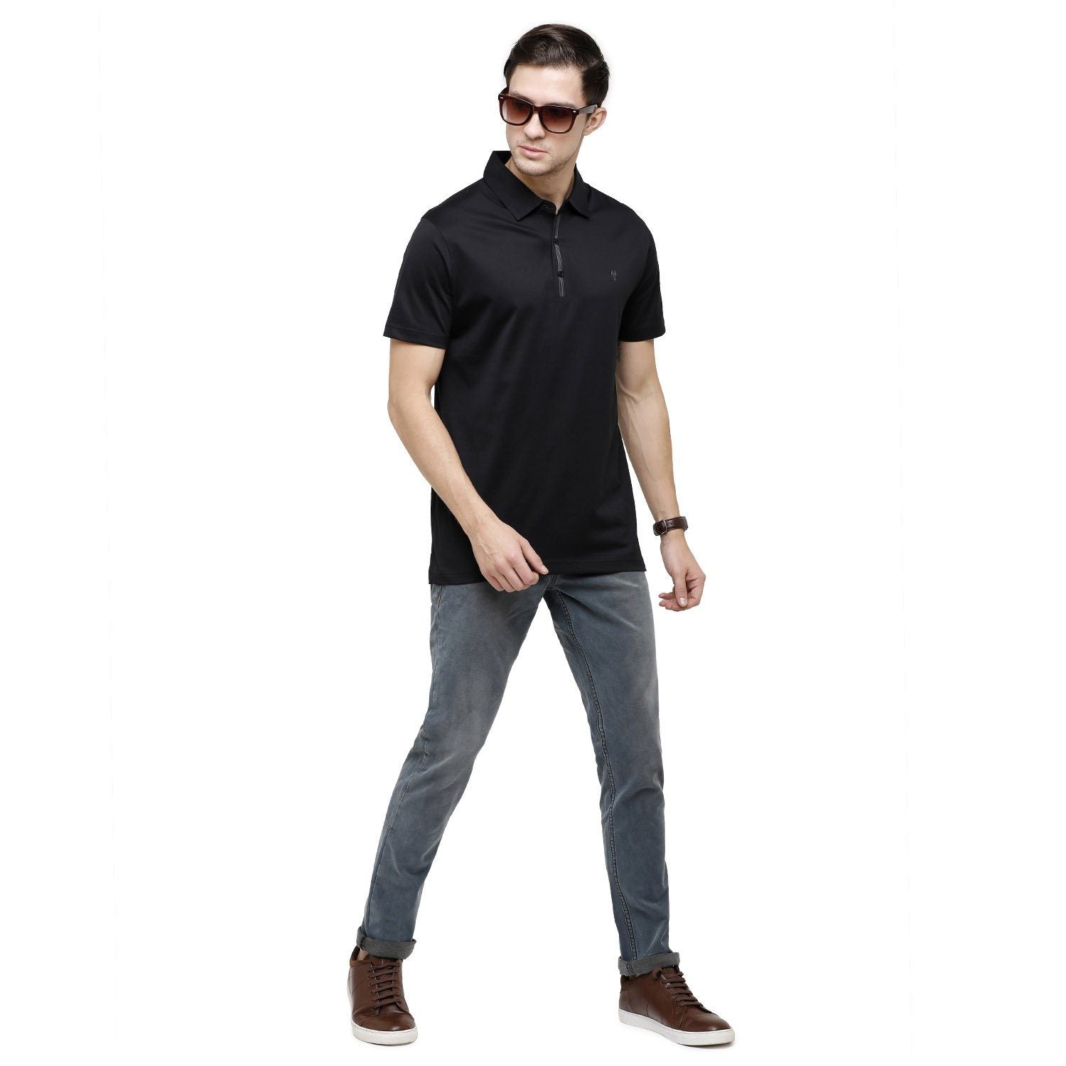 Swiss Club Mens Solid Skinny Fit 98% Cotton 2% Lycra Grey Fashion Denim ( D-SC-19 C-GRY-SK-LY_30INCH ) Swiss Jeans Swiss Club 