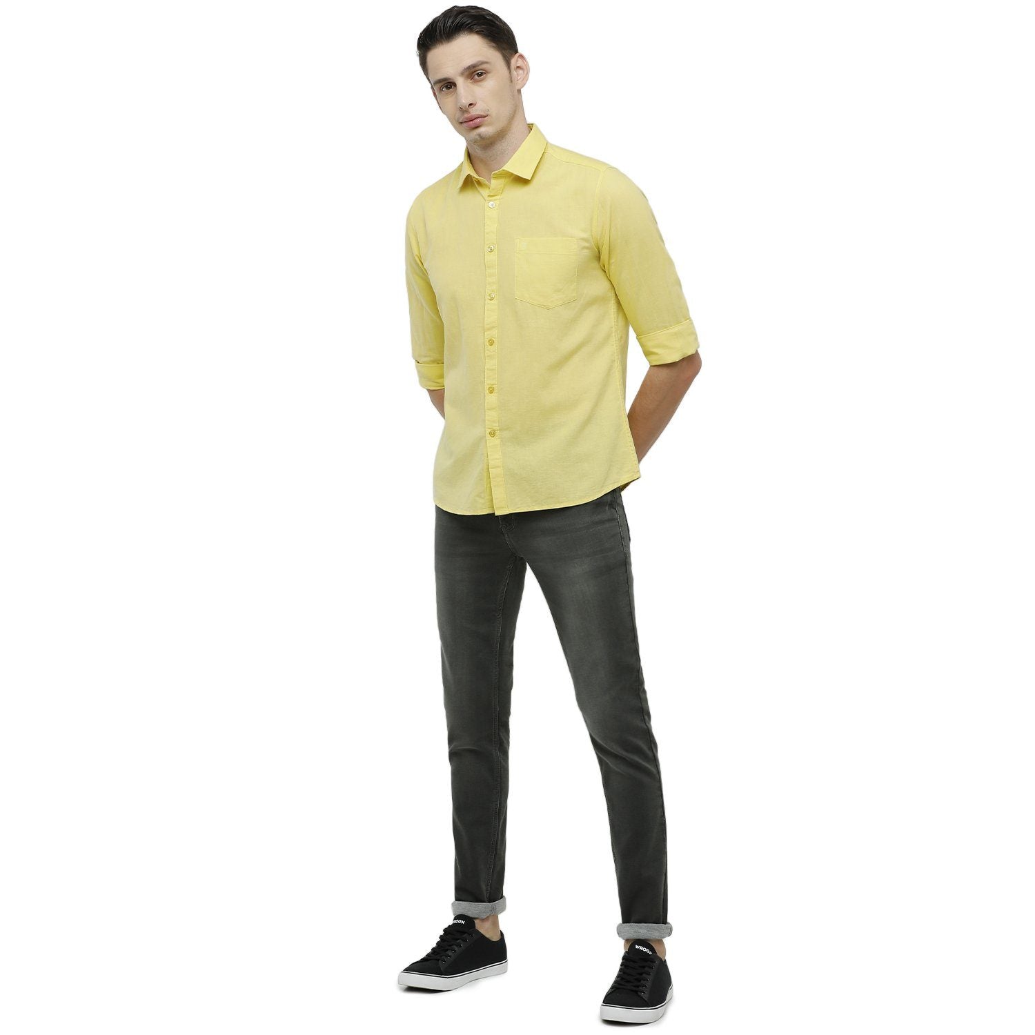 Swiss Club Mens Solid Skinny Fit Grey Denim - D-SC-21 A-LOL-SK-LY Swiss Jeans Swiss Club 