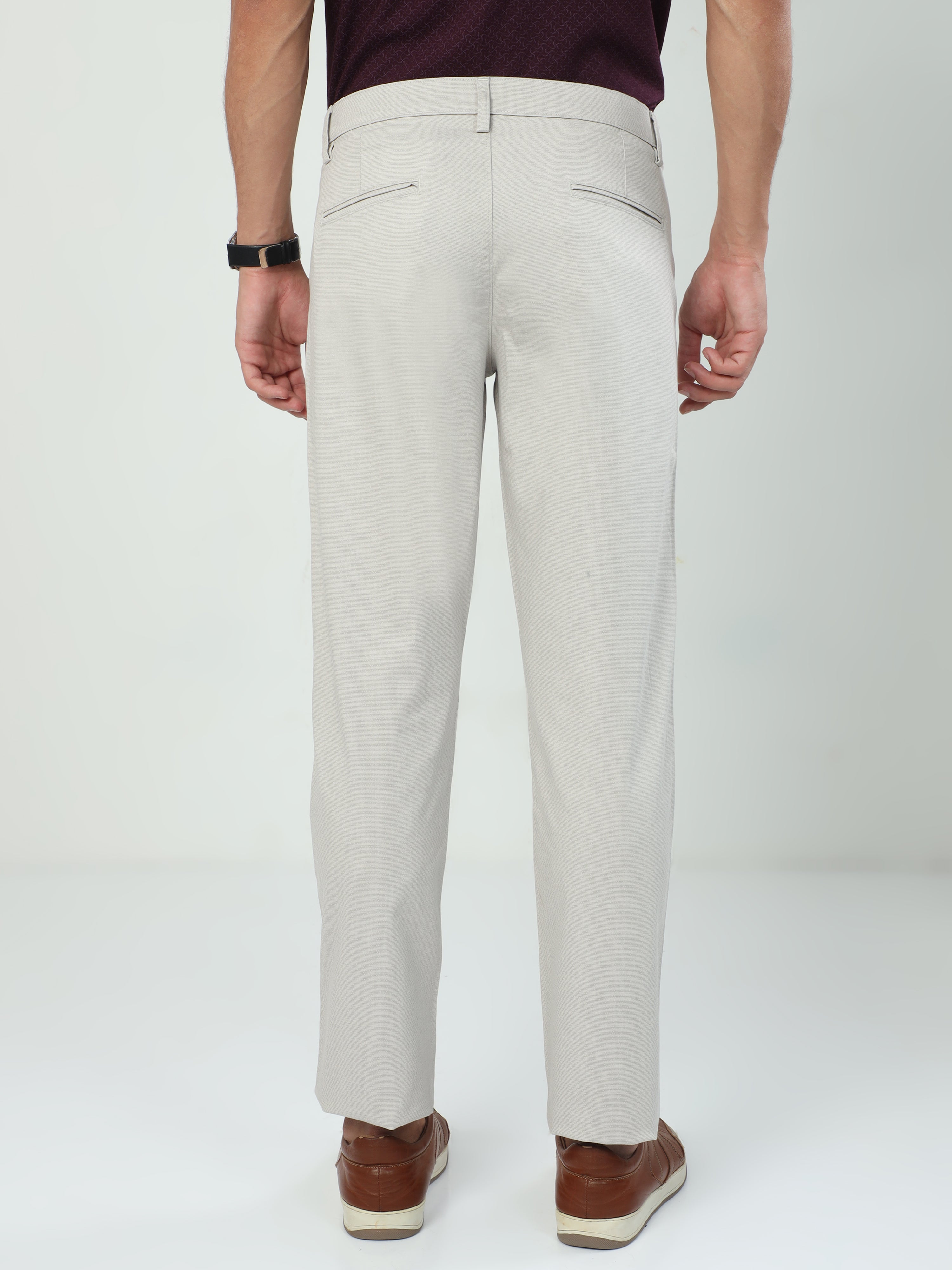 Classic Polo Men's   Slim Fit Cotton Trousers | TO2-08 A-CRE-SF-LY
