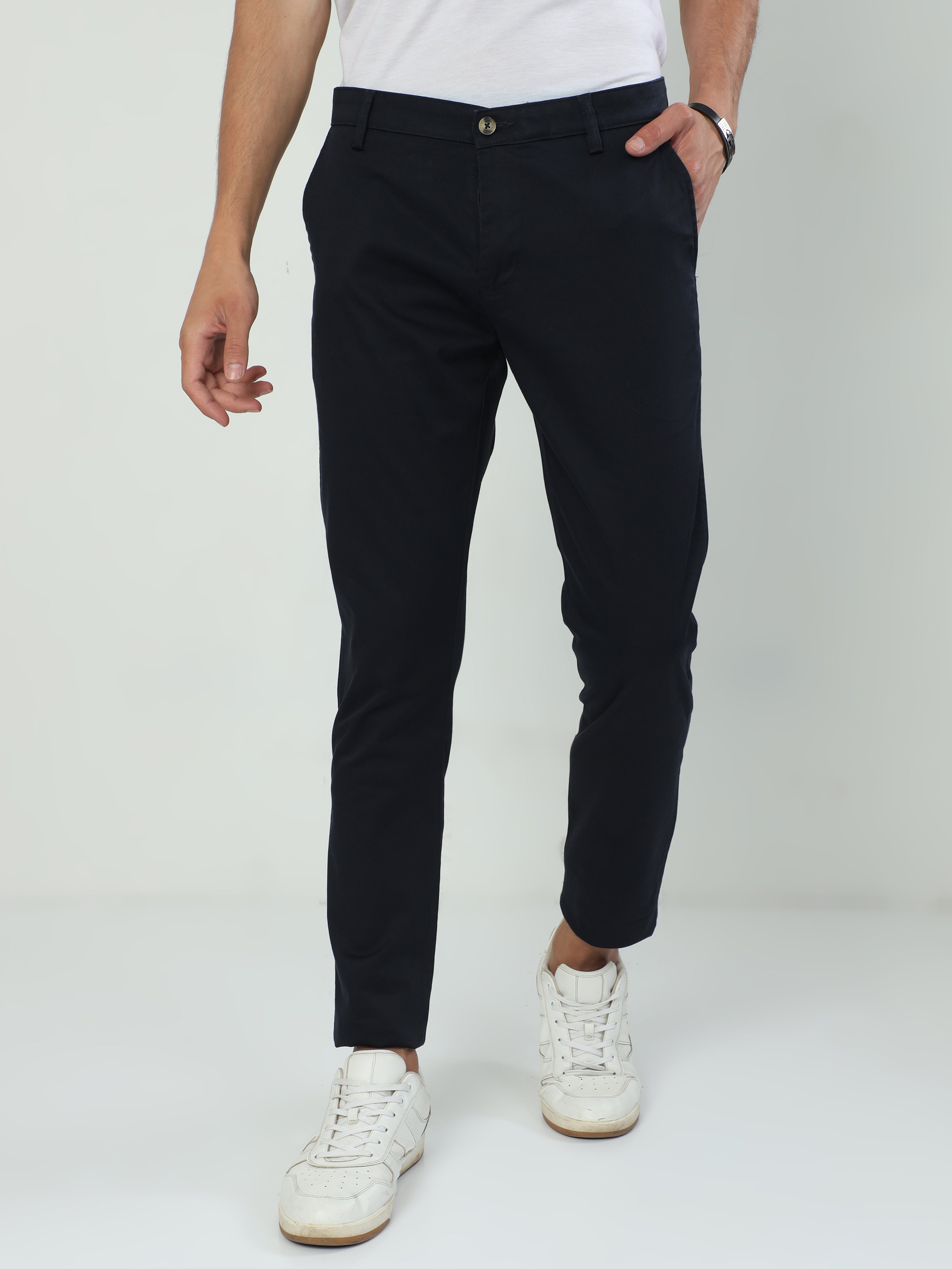 Buy Beige Trousers & Pants for Men by Rodamo Online | Ajio.com