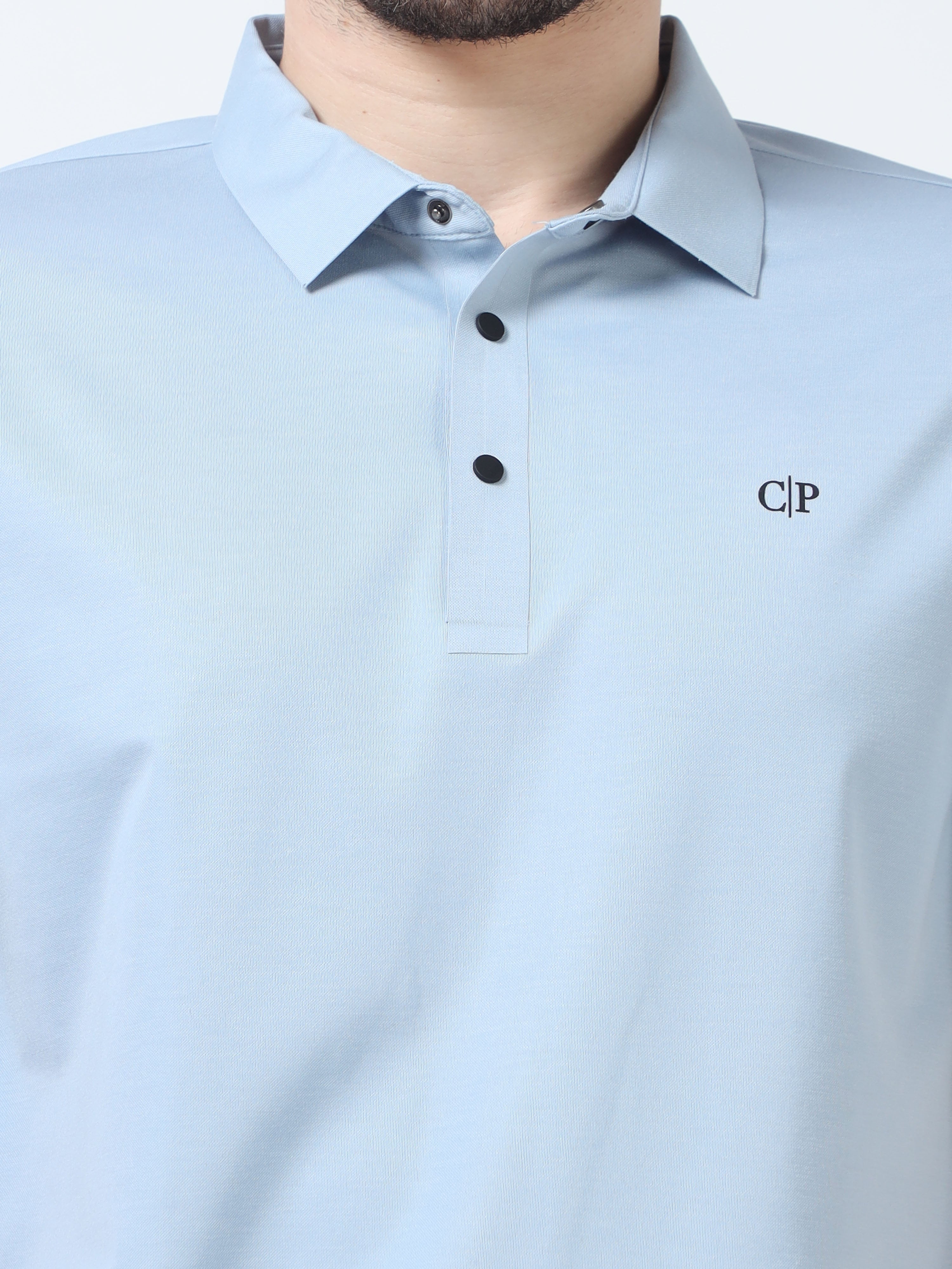 Classic Polo Men's Casual Solid Blue Half Sleeve T-Shirt | UNICO - 98 A SF P