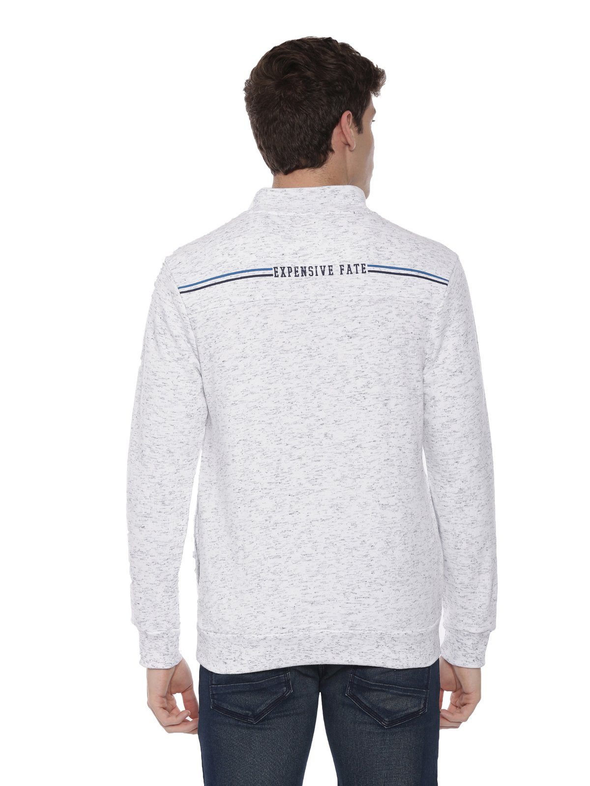 Swiss club Men's Hooded Full Sleeve Light Grey 100% Cotton Slim Fit Sweat Shirt LAZO - 05 A Sweat Shirts Swiss Club 