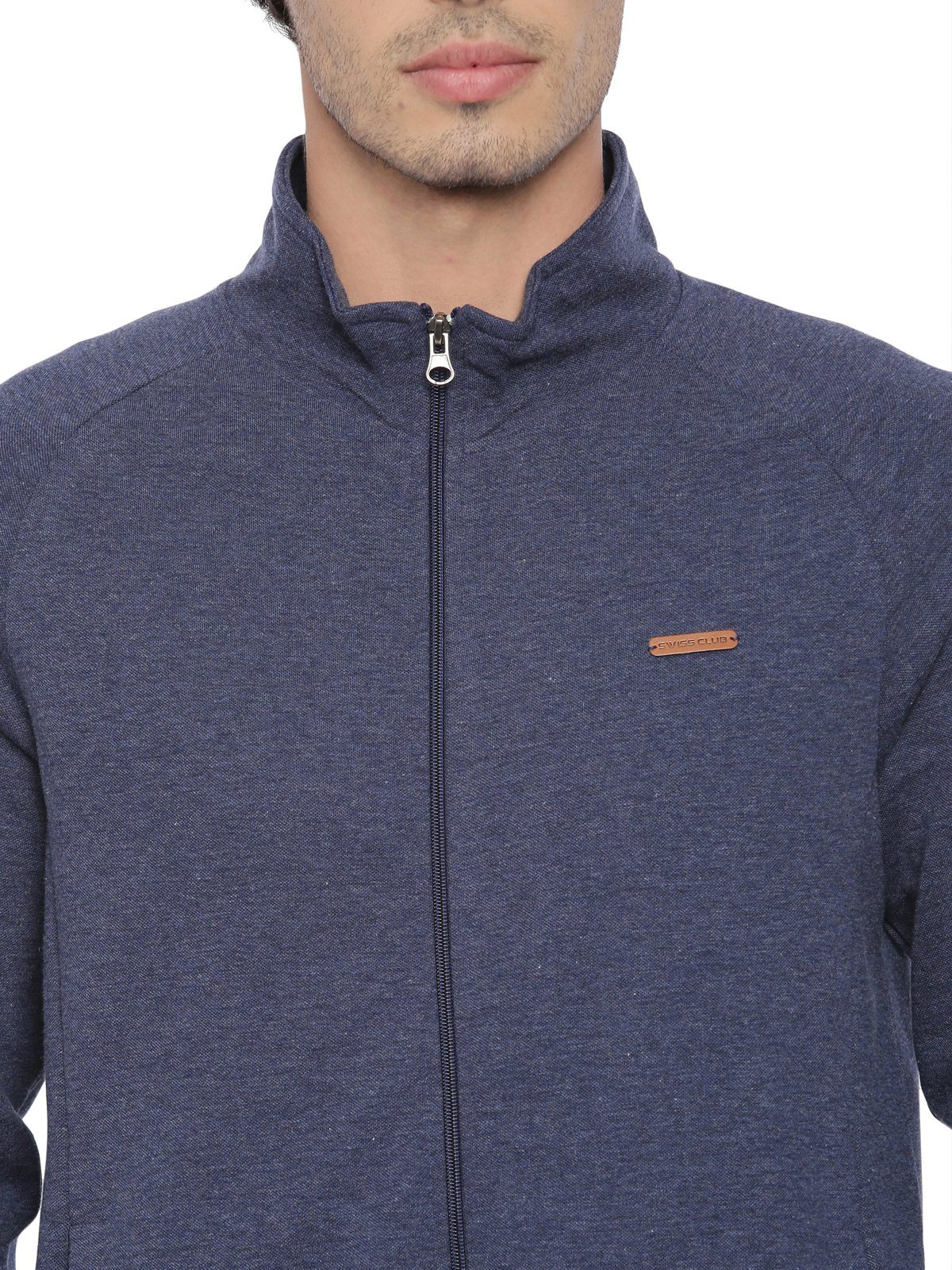 Swiss Club Mens Solid Casual Wear Full Sleeve Slim Fit Sweat Shirt Sweat Shirts Swiss Club 