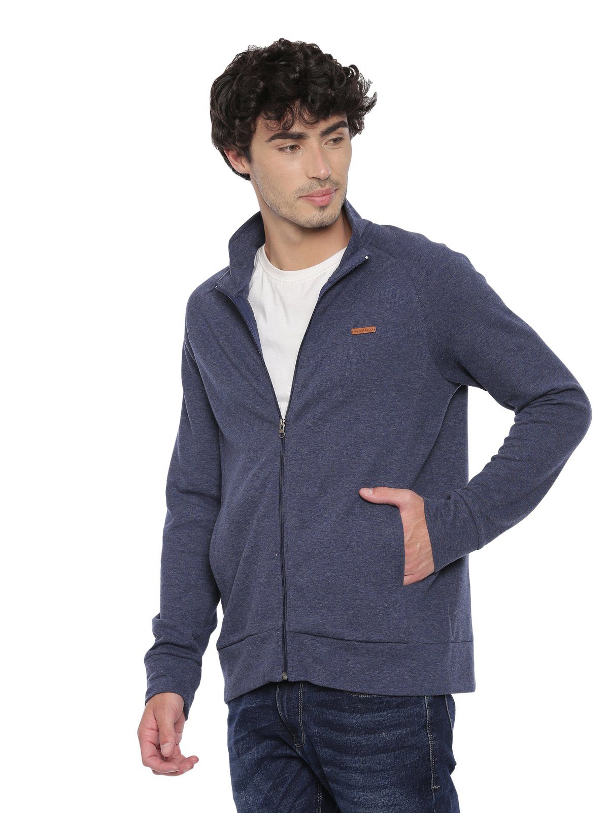 Swiss Club Mens Solid Casual Wear Full Sleeve Slim Fit Sweat Shirt Sweat Shirts Swiss Club 